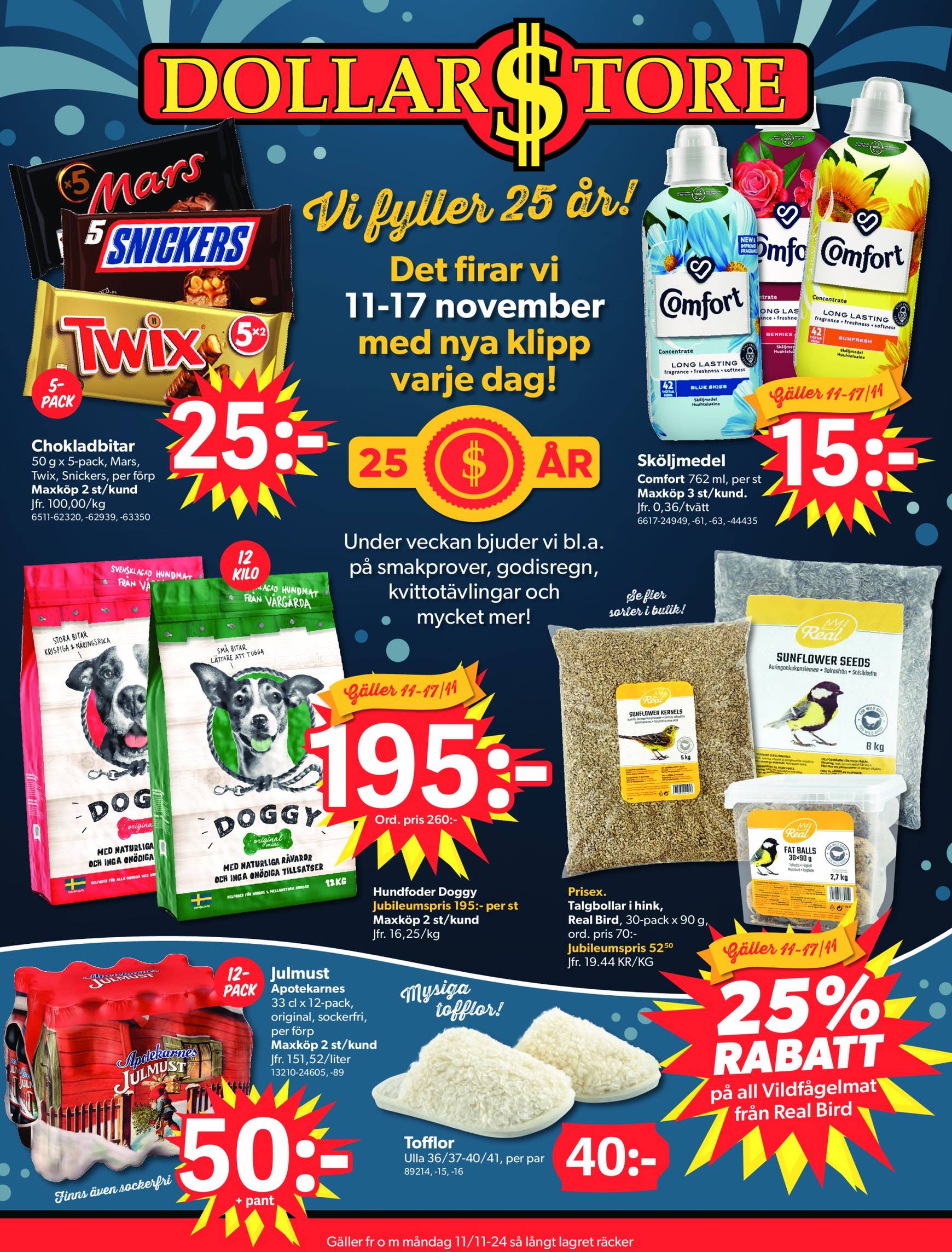 dollar-store - Dollar Store-reklambladet är giltigt från 11.11. - 24.11.