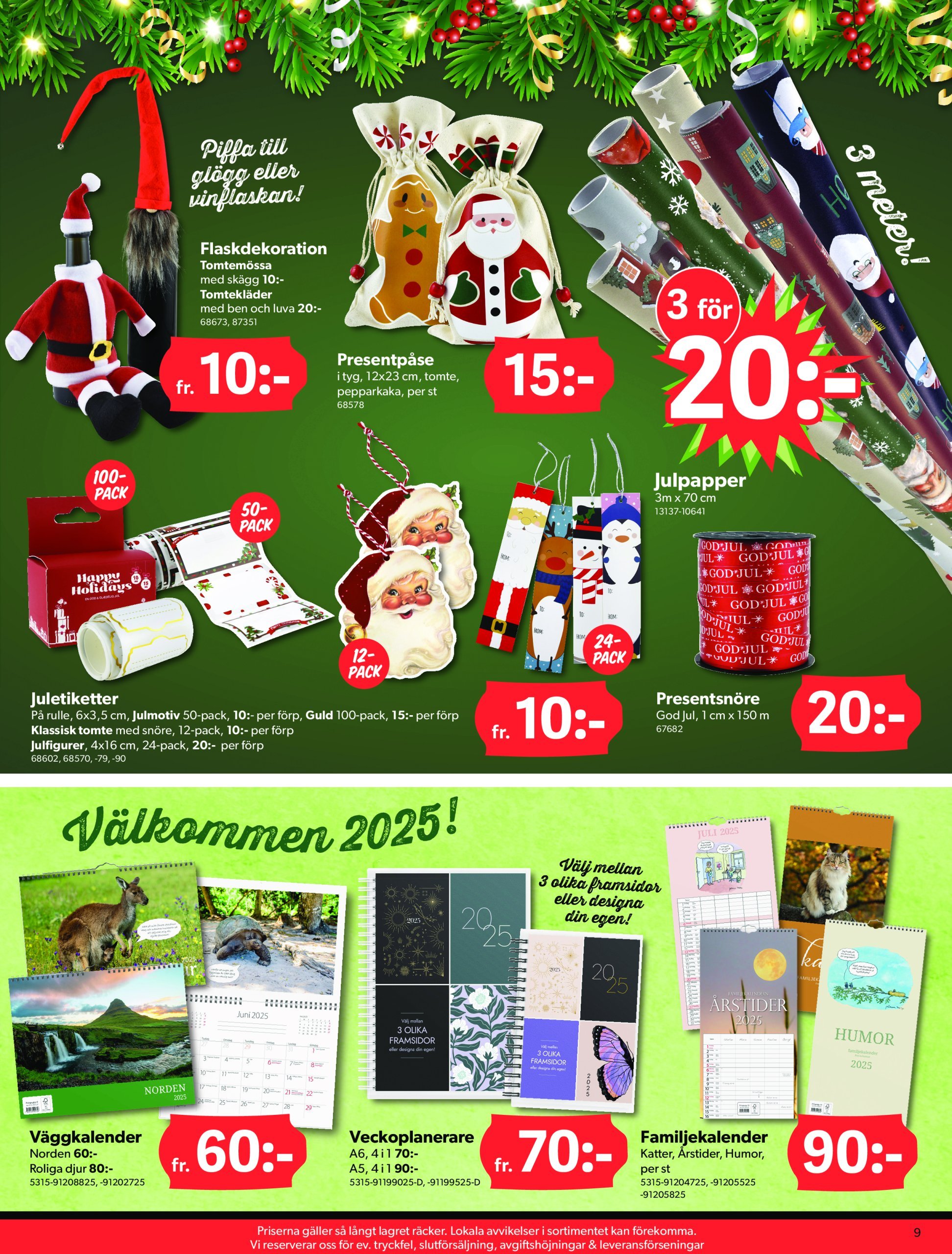 dollar-store - Dollar Store-reklambladet giltigt från 16/12 - 29/12 - page: 9