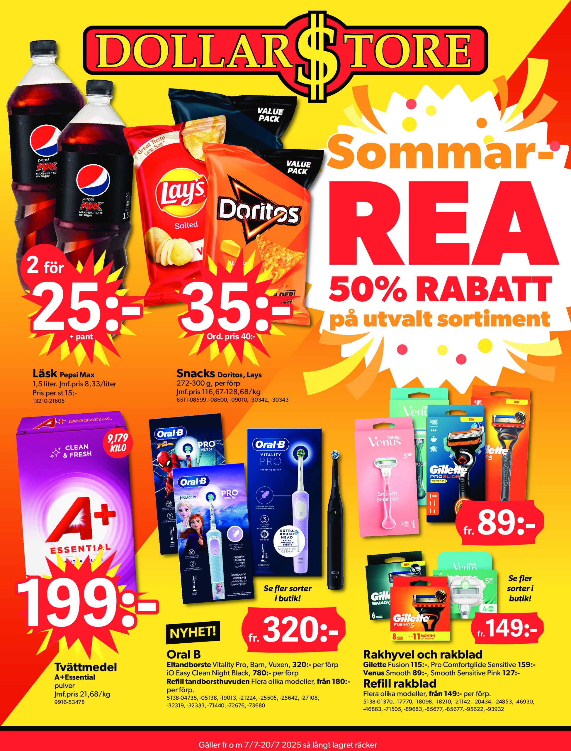 dollar-store - Dollar Store-reklambladet giltigt från 07/07 - 20/07