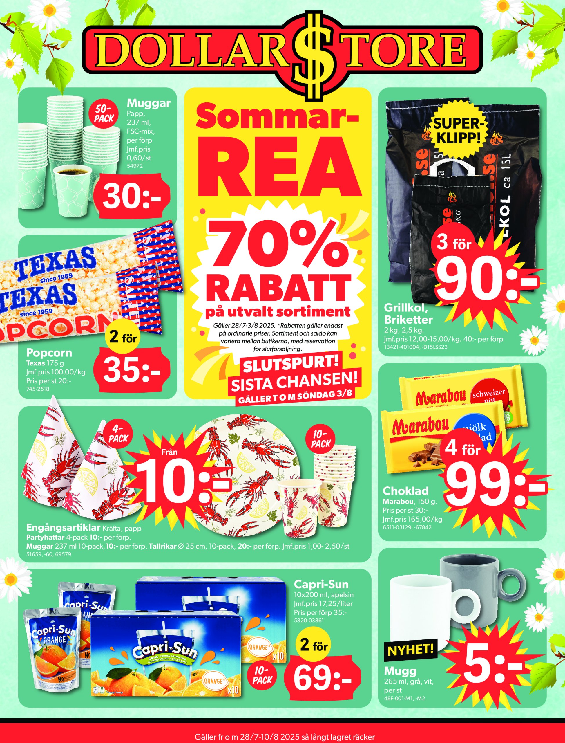 dollar-store - Dollar Store-reklambladet giltigt från 28/07 - 10/08