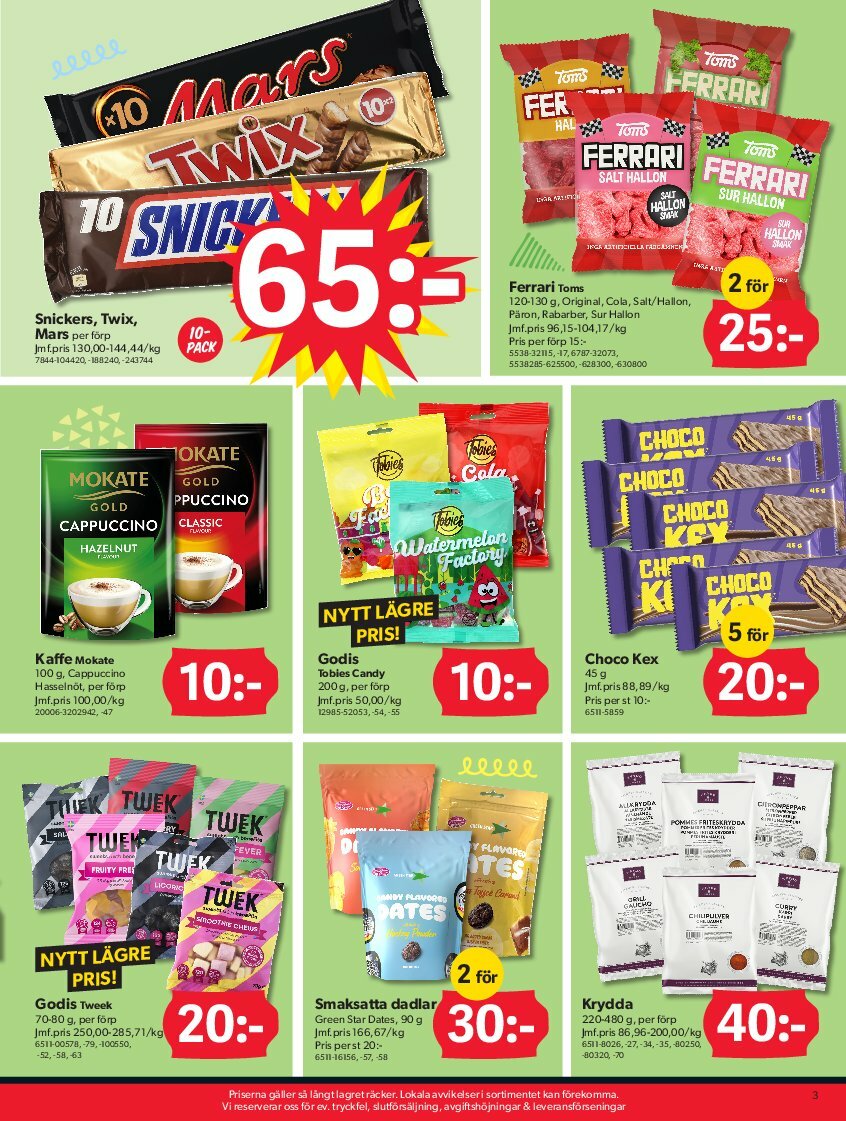 dollar-store - Dollar Store-reklambladet giltigt från 11/08 - 24/08 - page: 3