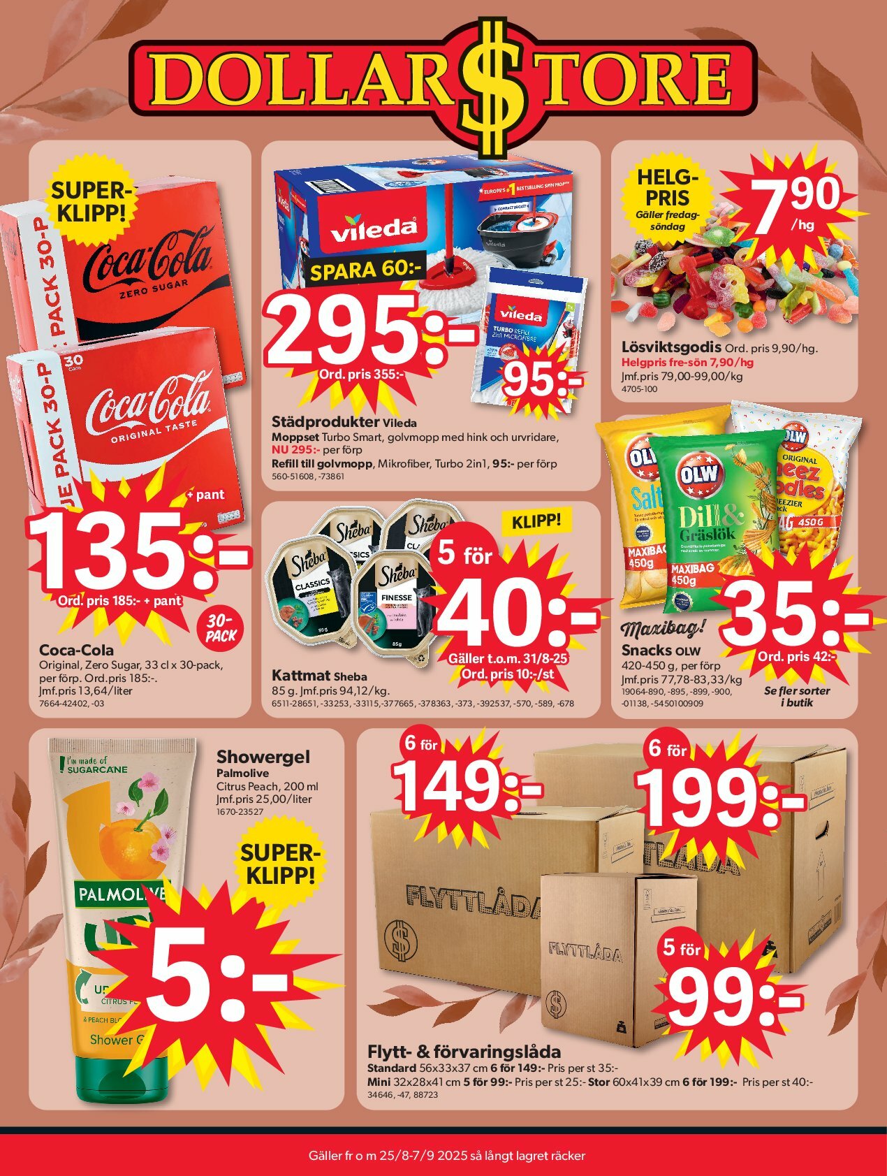 dollar-store - Dollar Store-reklambladet giltigt från 25/08 - 07/09