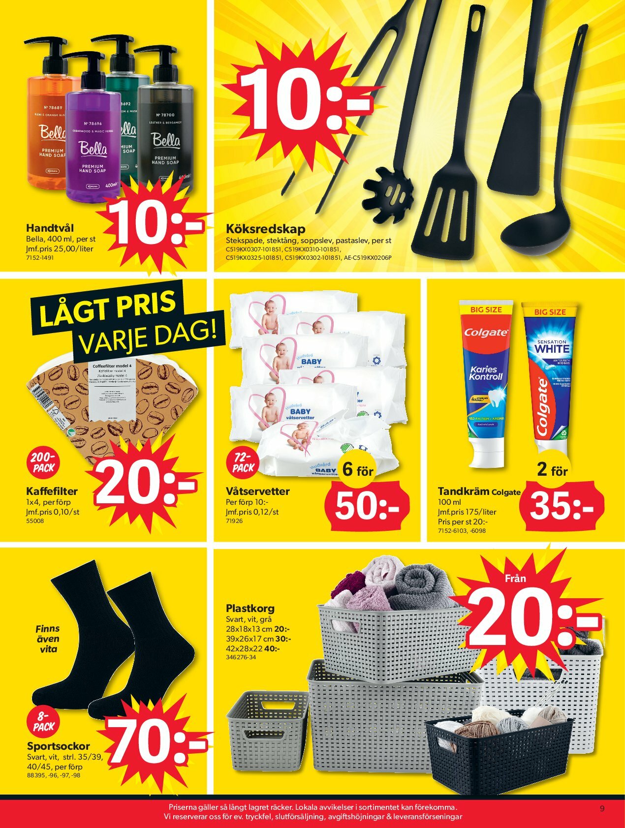 dollar-store - Dollar Store-reklambladet giltigt från 25/08 - 07/09 - page: 9