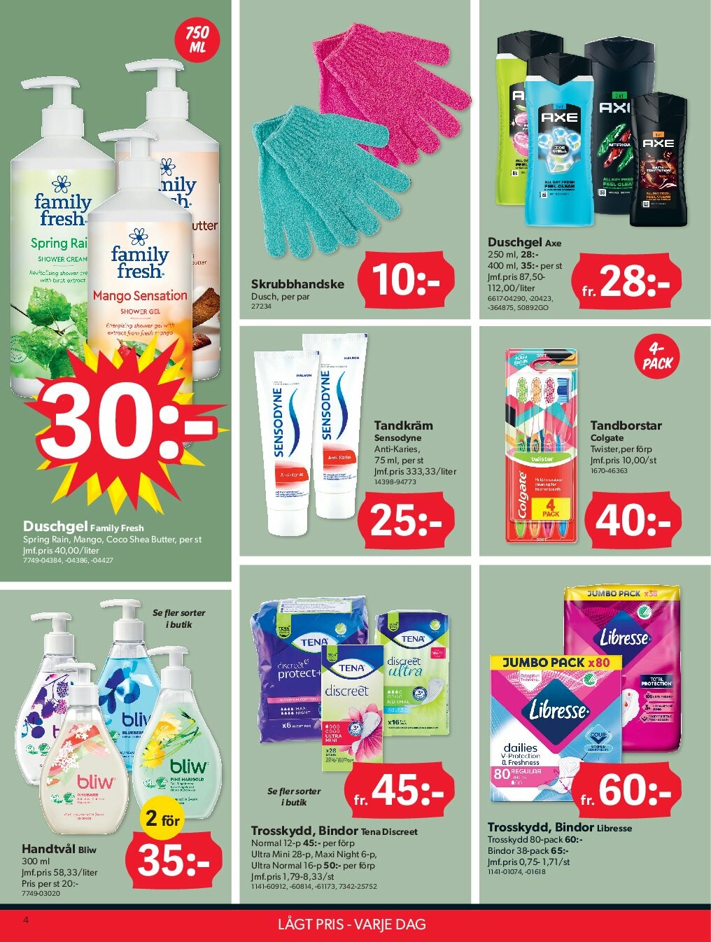 dollar-store - Dollar Store-reklambladet giltigt från 22/09 - 28/09 - page: 4