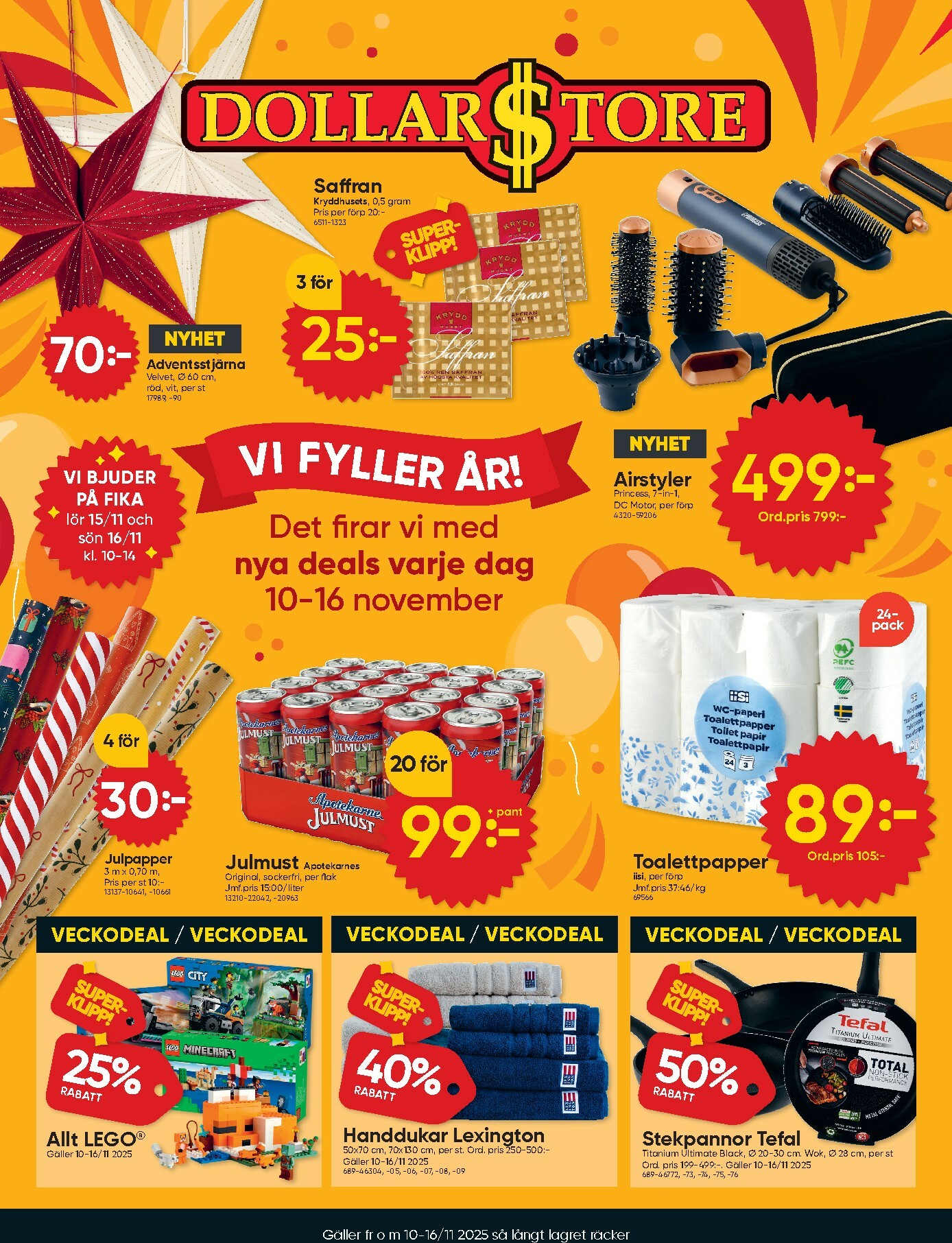 dollar-store - Dollar Store-reklambladet giltigt från 10/11 - 16/11 - page: 1