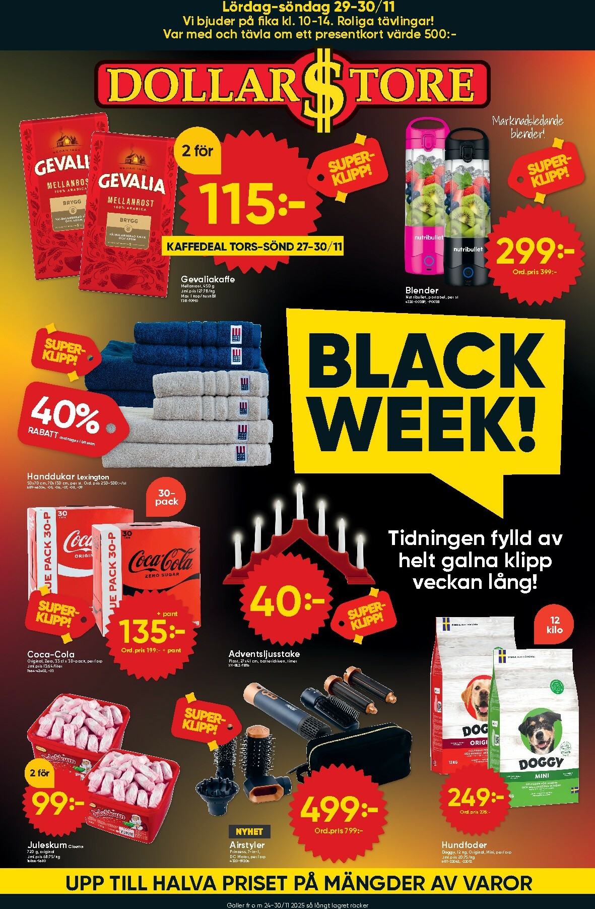 dollar-store - Dollar Store - Black Week-reklambladet giltigt från 24/11 - 30/11