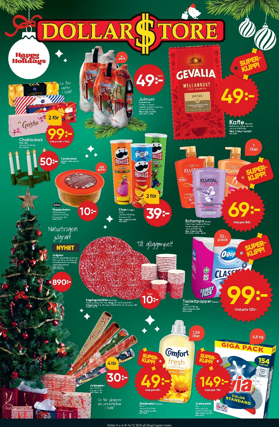 dollar-store - Dollar Store-reklambladet giltigt från 08/12 - 14/12 - page: 1