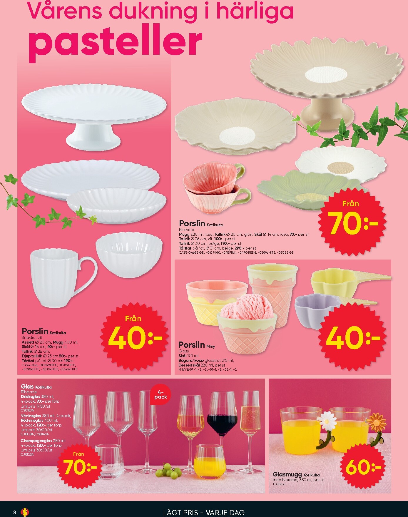 dollar-store - Aktuellt Dollar Store reklamblad giltigt från måndag 20/04/2026 till söndag 26/04/2026 - page: 8