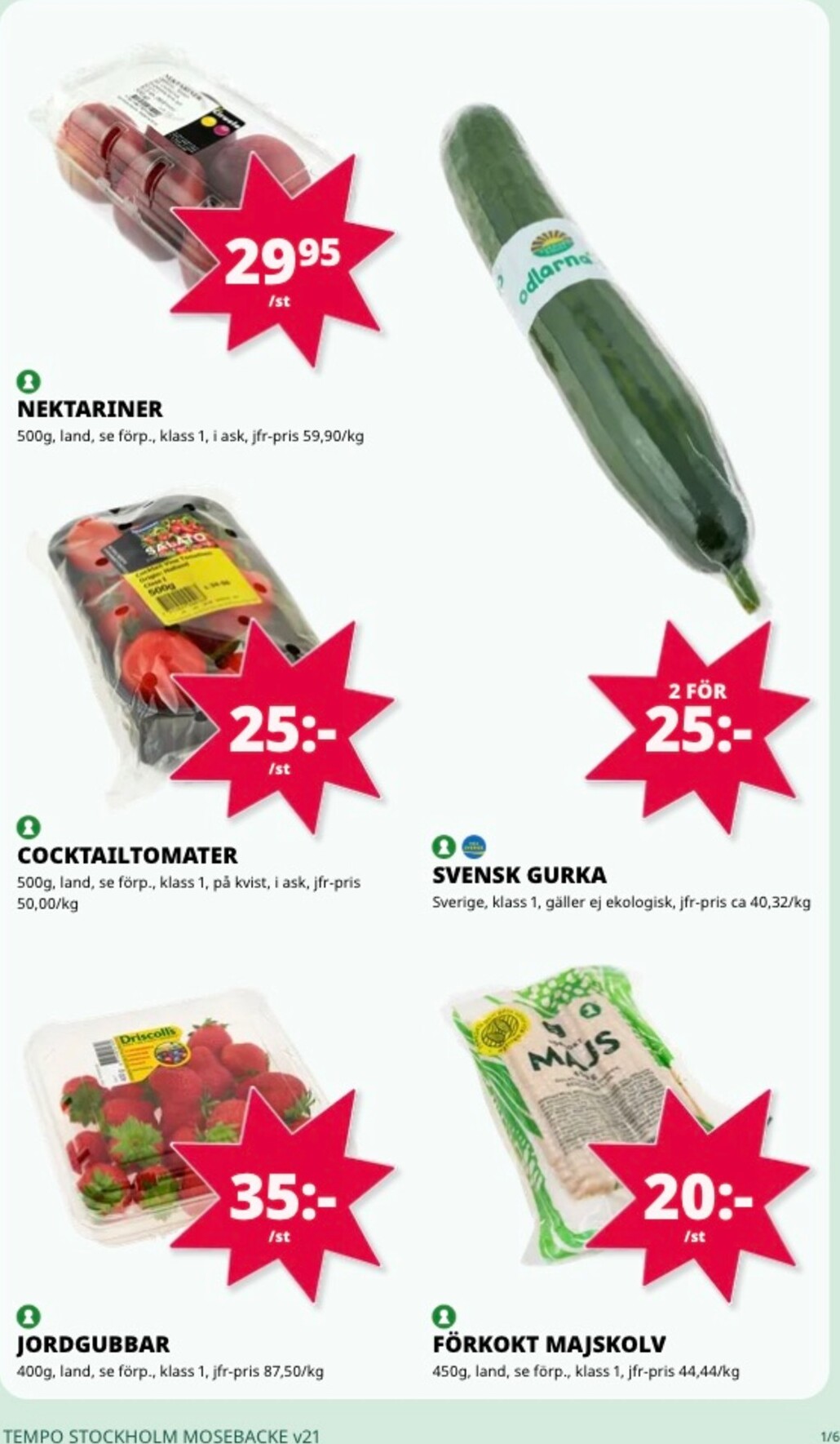 tempo - Aktuellt Tempo reklamblad från måndag, 18/05/2026 till söndag, 24/05/2026