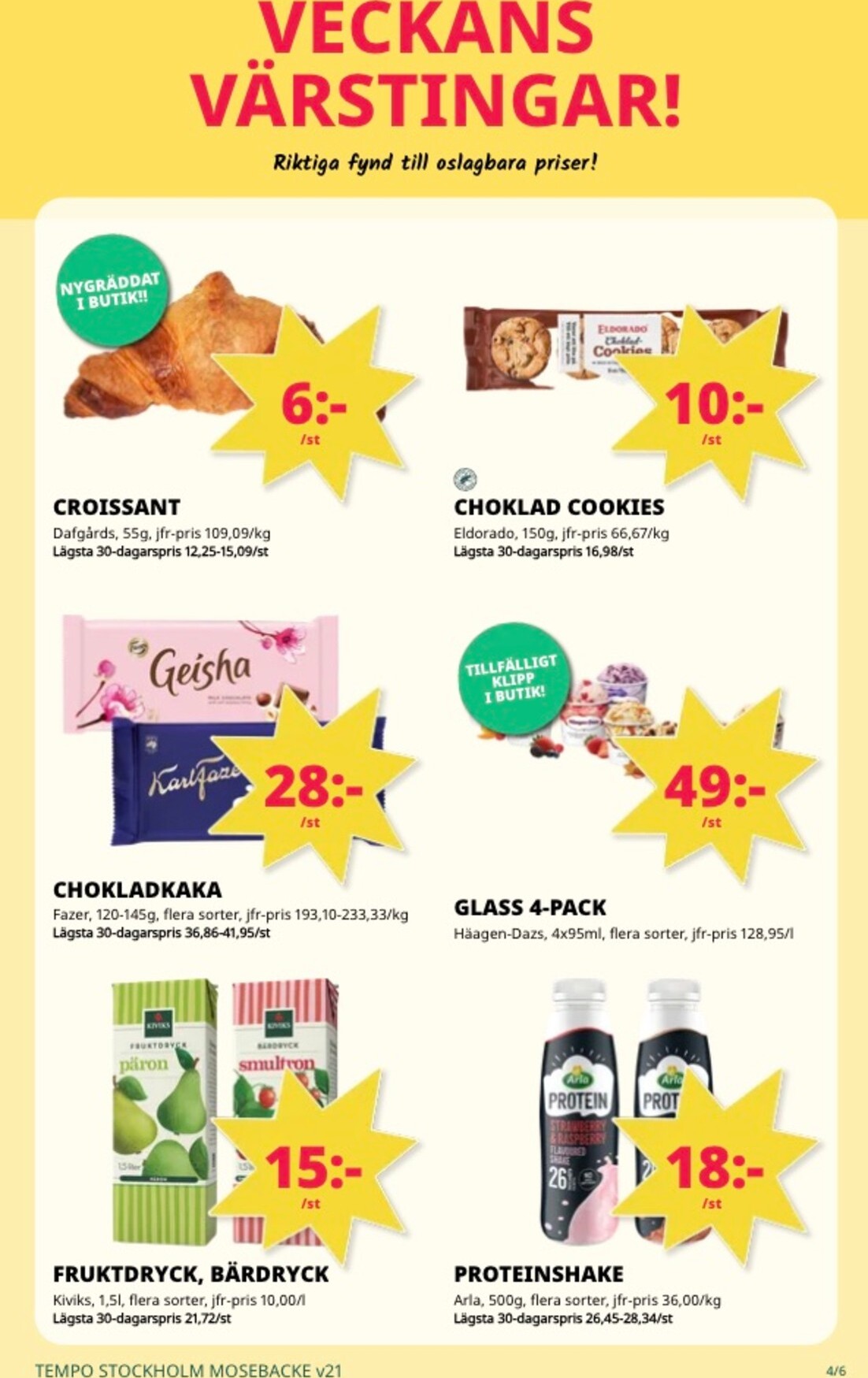 tempo - Aktuellt Tempo reklamblad från måndag, 18/05/2026 till söndag, 24/05/2026 - page: 4