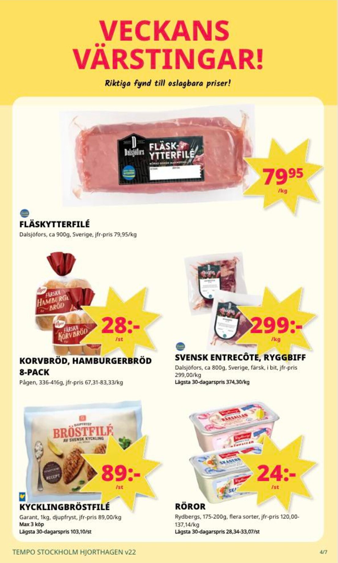 tempo - Aktuellt Tempo reklamblad från måndag, 25/05/2026 till söndag, 31/05/2026 - page: 4