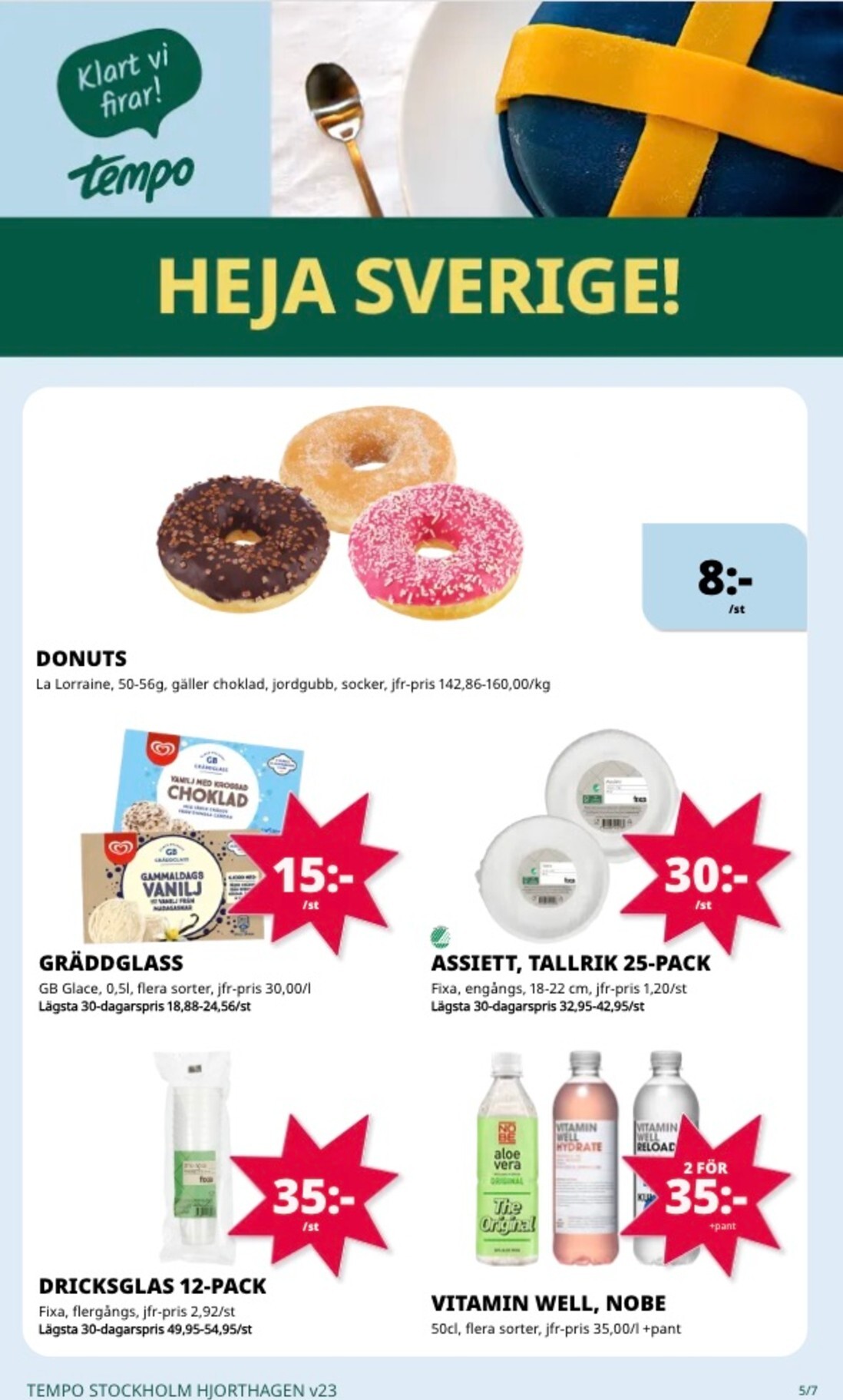 tempo - Aktuellt Tempo reklamblad från måndag, 01/06/2026 till söndag, 07/06/2026 - page: 5