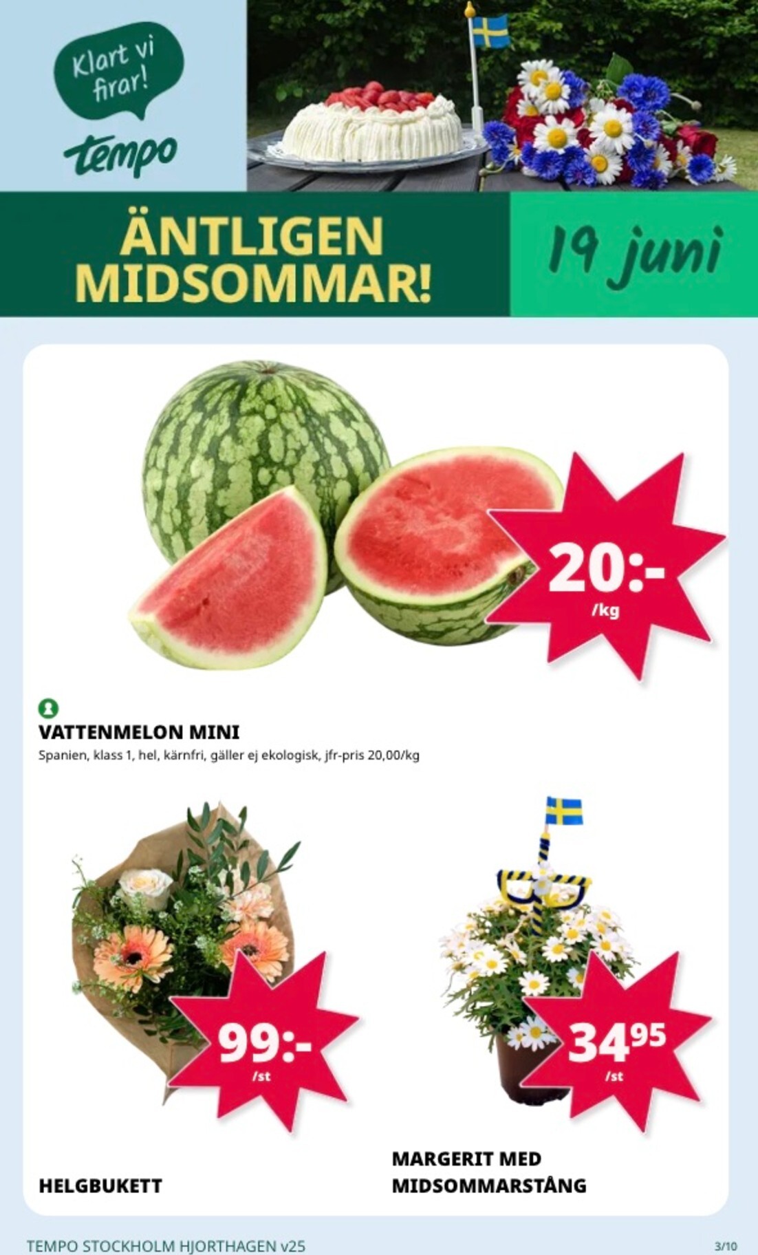 tempo - Aktuellt Tempo reklamblad från måndag, 15/06/2026 till söndag, 21/06/2026 - page: 3