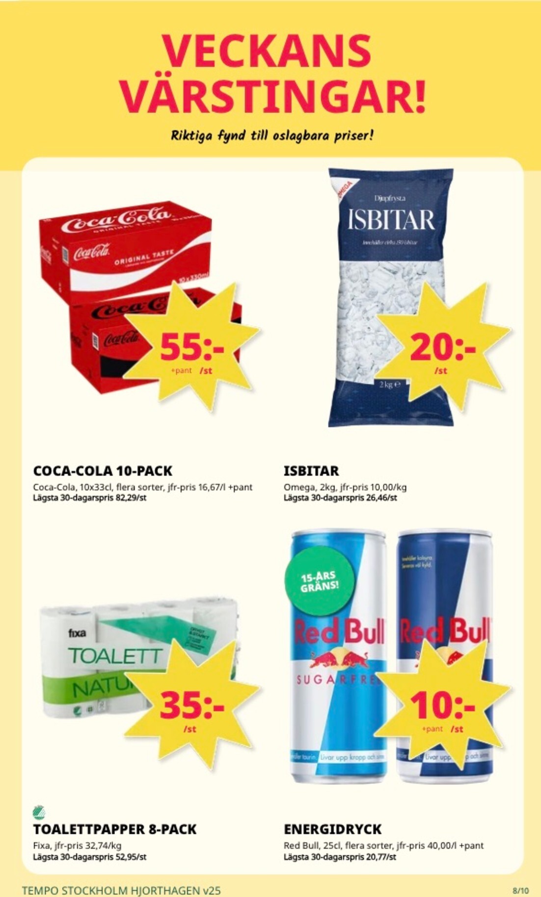 tempo - Aktuellt Tempo reklamblad från måndag, 15/06/2026 till söndag, 21/06/2026 - page: 8
