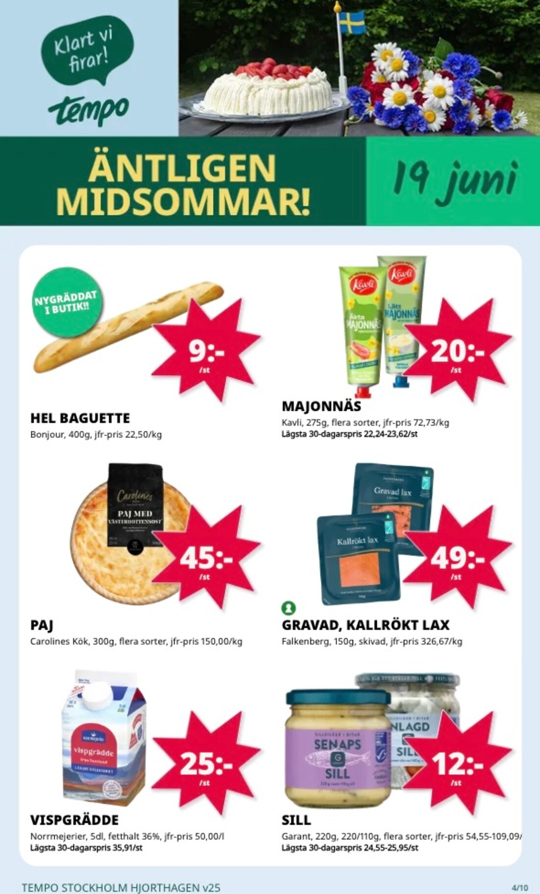 tempo - Aktuellt Tempo reklamblad från måndag, 15/06/2026 till söndag, 21/06/2026 - page: 4