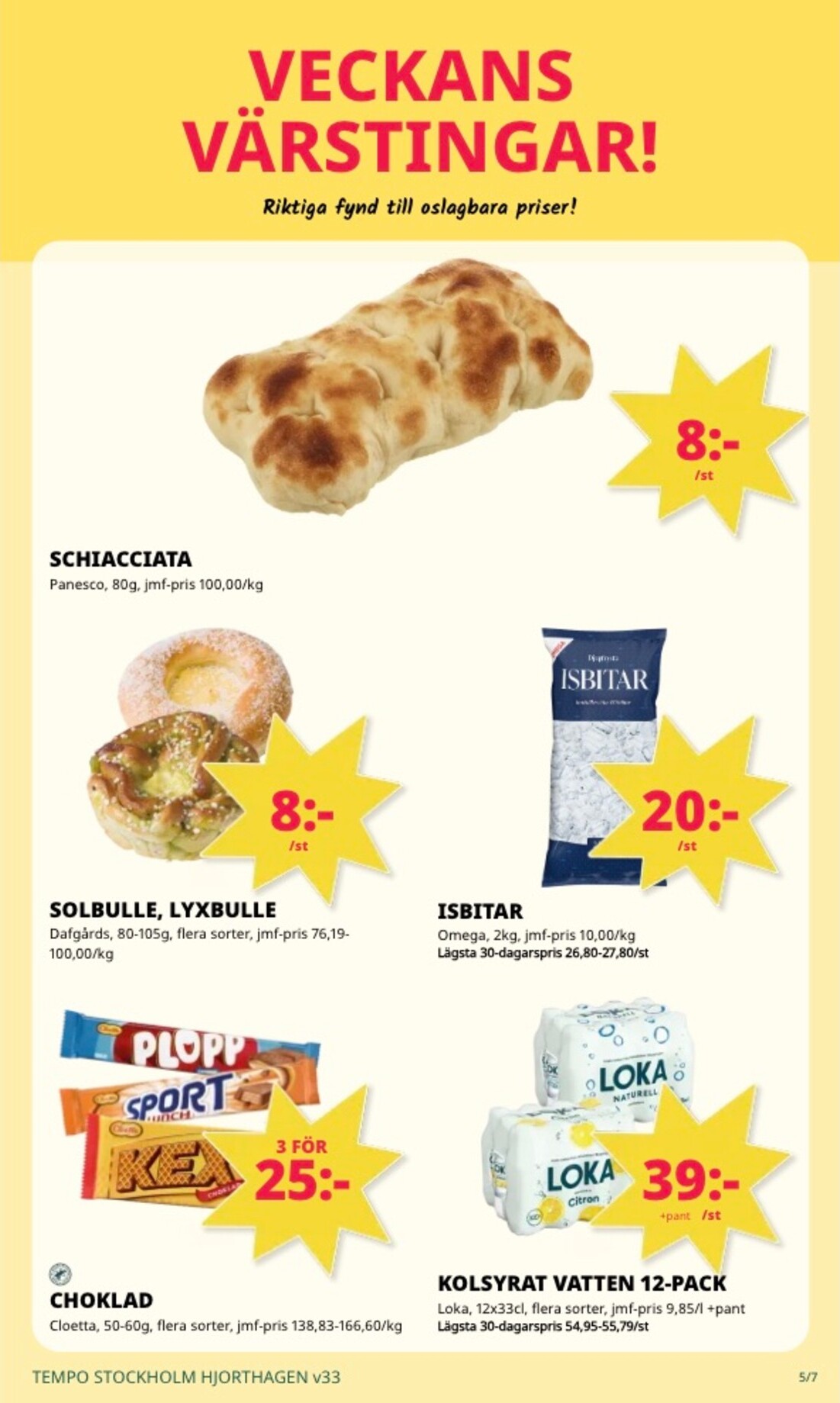 tempo - Aktuellt Tempo reklamblad från måndag, 10/08/2026 till söndag, 16/08/2026 - page: 5