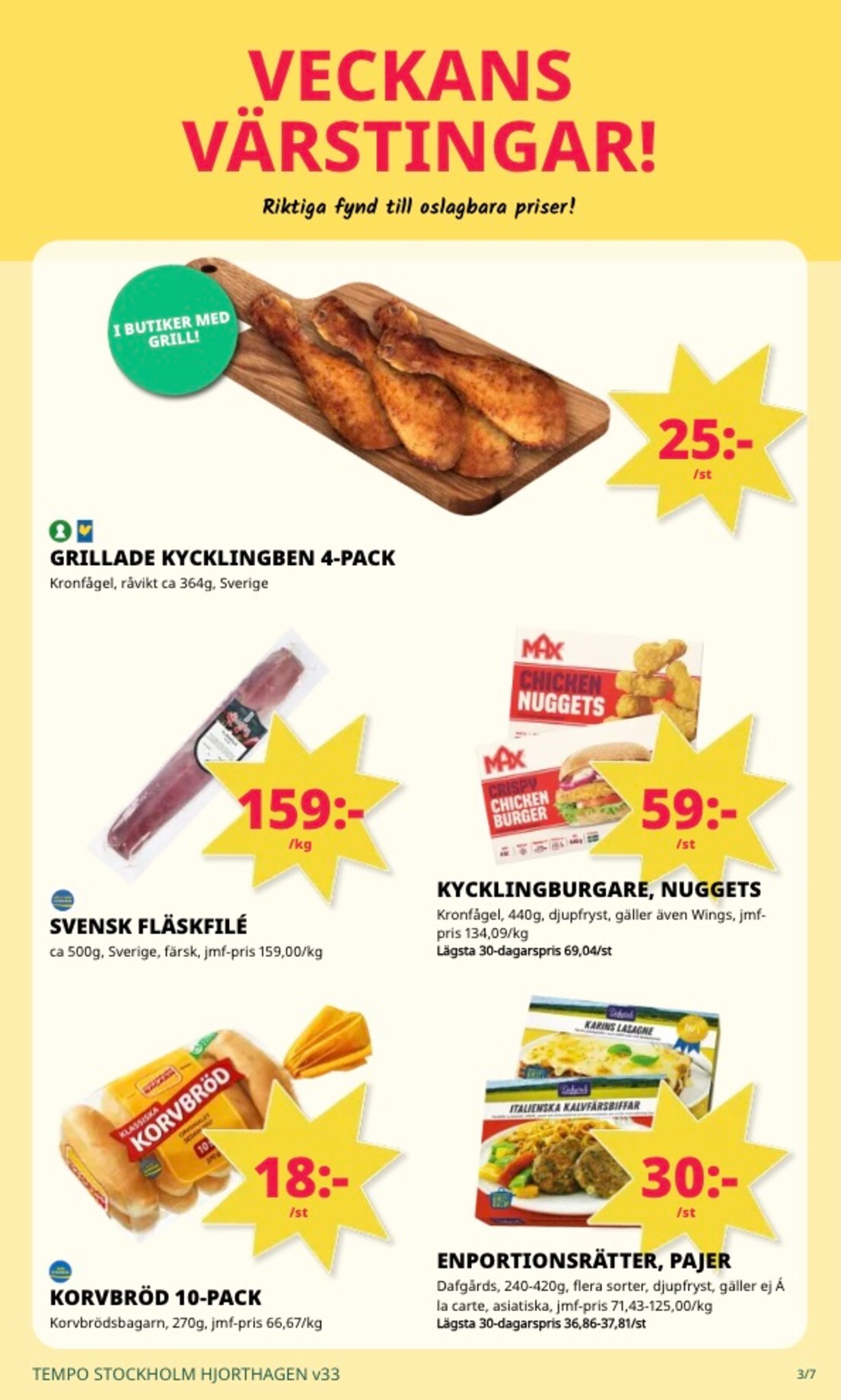 tempo - Aktuellt Tempo reklamblad från måndag, 10/08/2026 till söndag, 16/08/2026 - page: 3