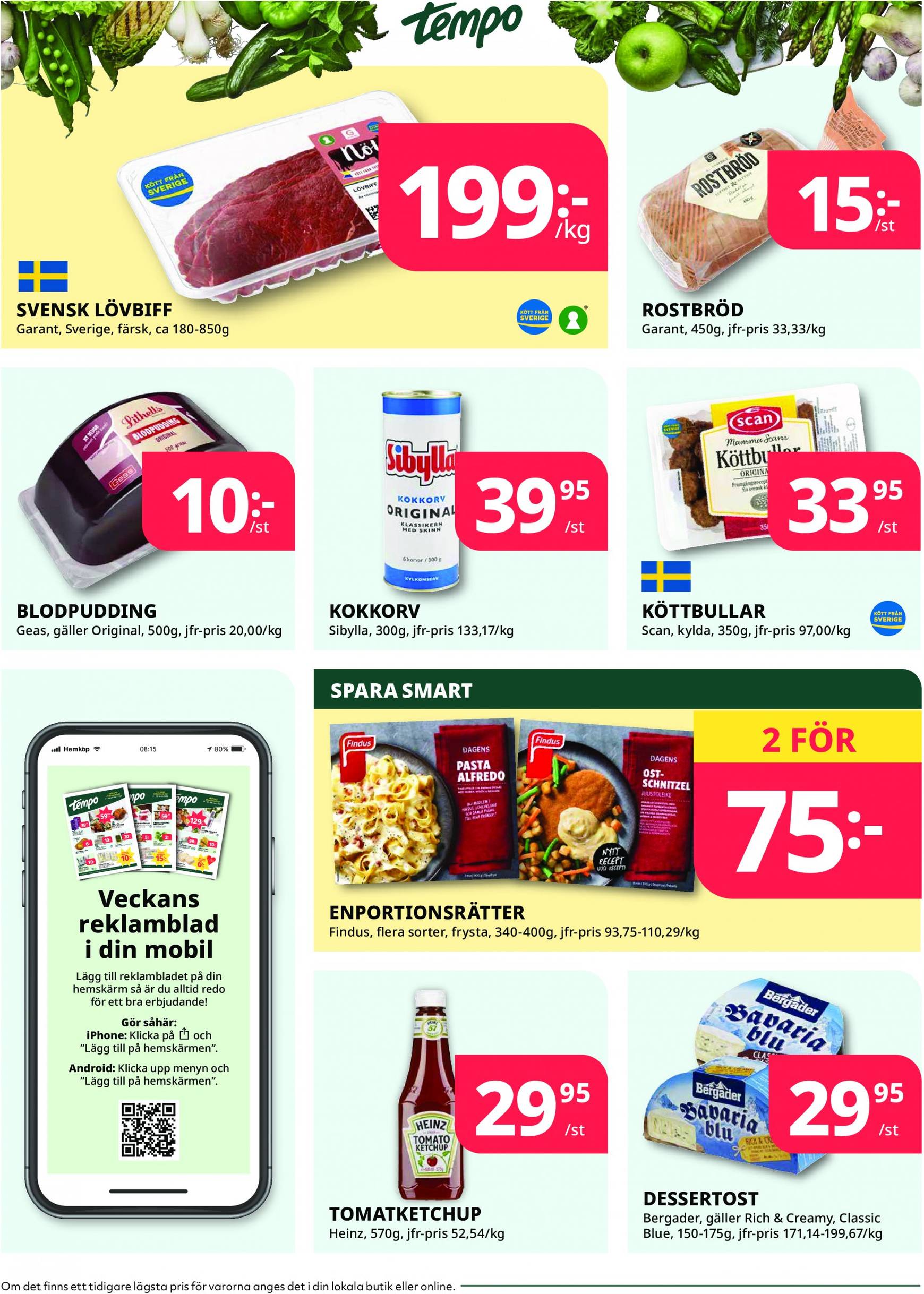 tempo - Tempo-reklambladet giltigt från 19.08. - 25.08. - page: 2