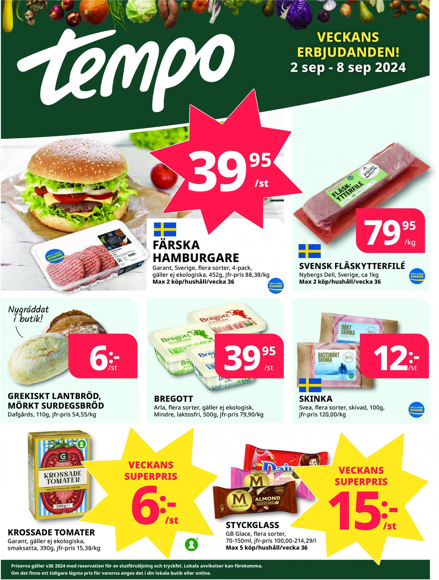 tempo - Tempo-reklambladet giltigt från 02.09. - 08.09. - page: 1