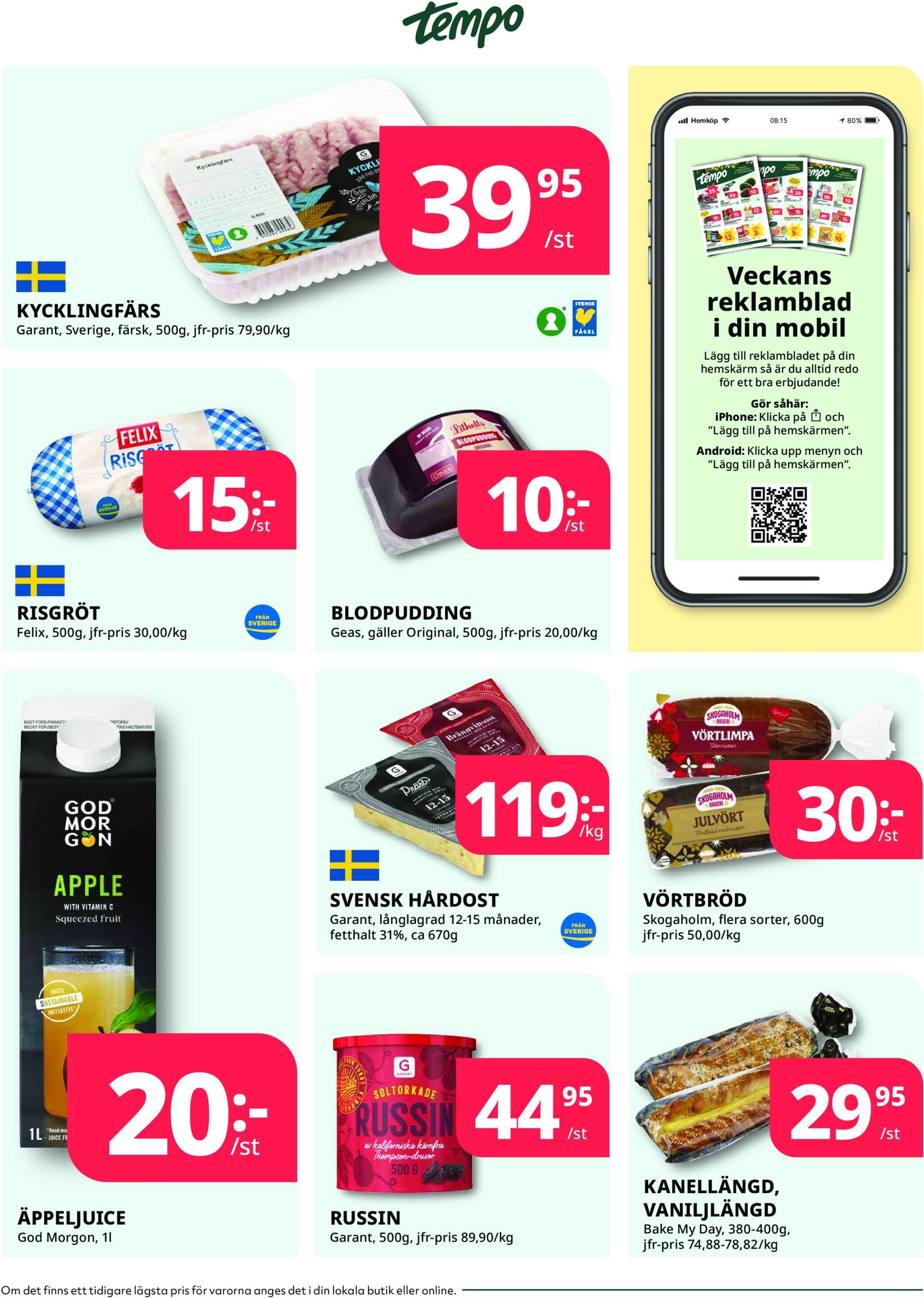 tempo - Tempo-reklambladet är giltigt från 18.11. - 24.11. - page: 2