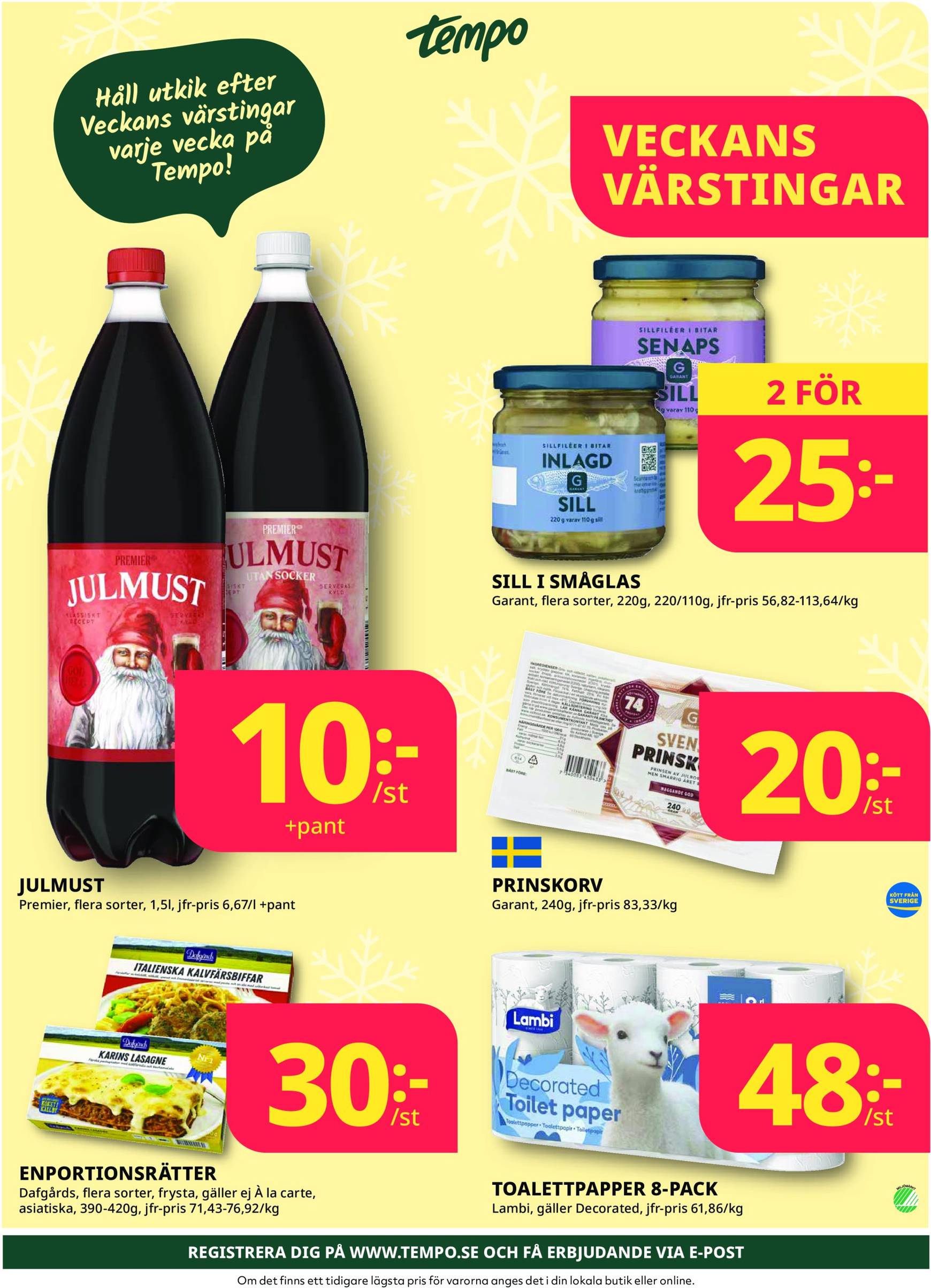 tempo - Tempo-reklambladet är giltigt från 25/11 - 01/12 - page: 8