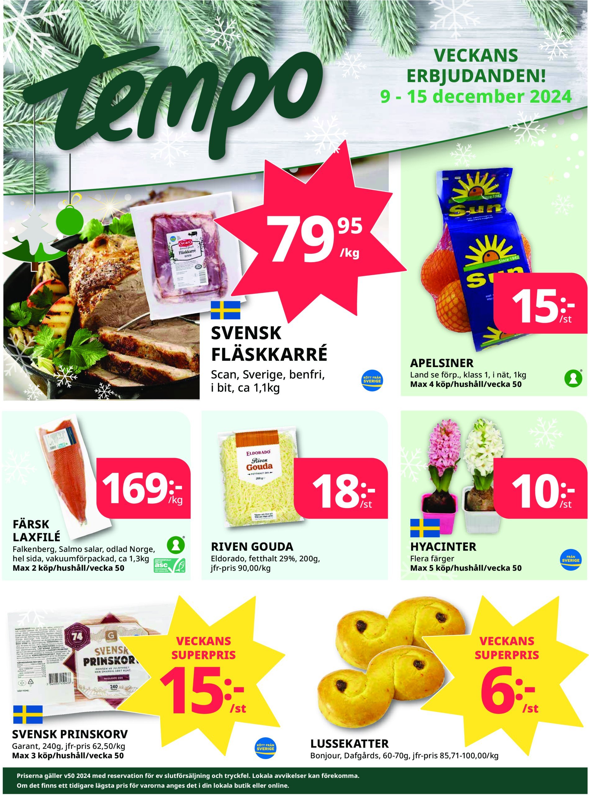 tempo - Tempo-reklambladet giltigt från 09/12 - 15/12