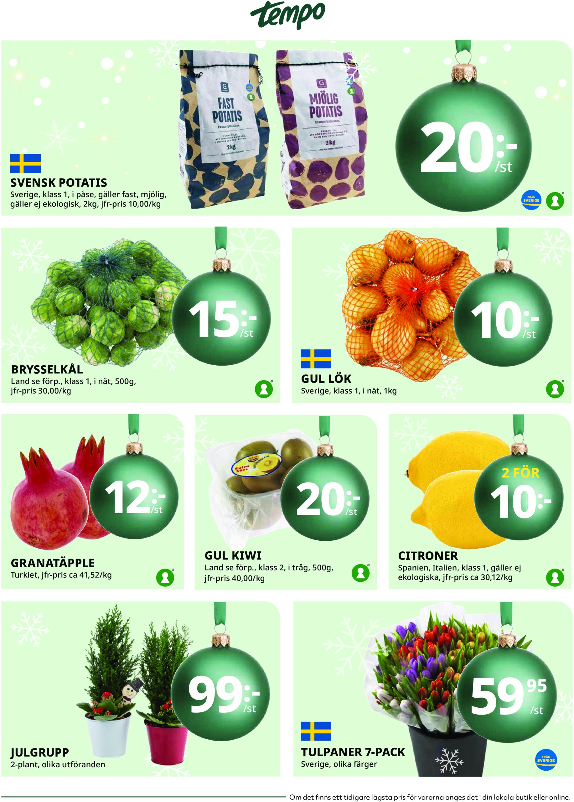 tempo - Tempo-reklambladet giltigt från 16/12 - 24/12 - page: 3