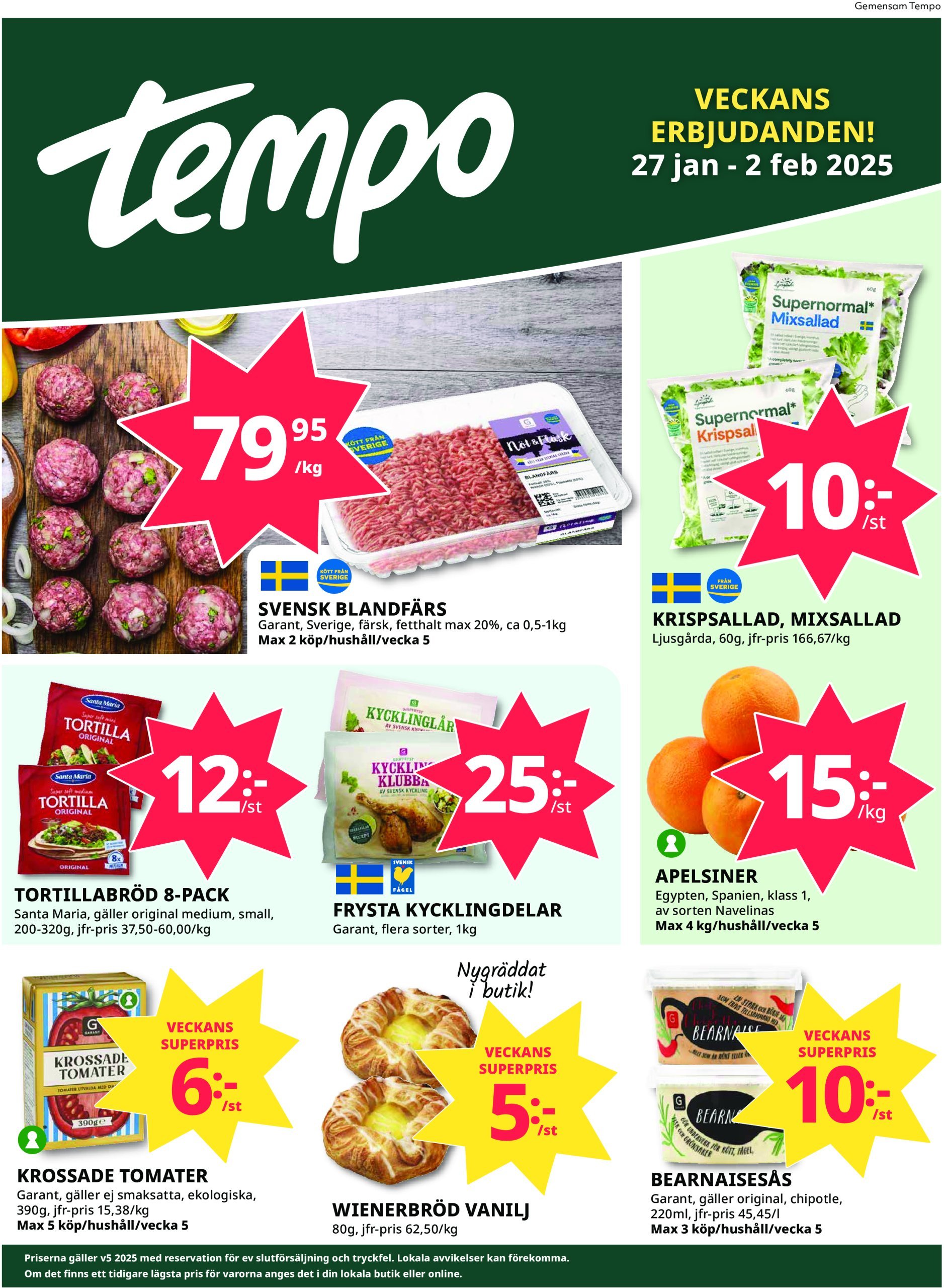 tempo - Tempo-reklambladet giltigt från 27/01 - 02/02