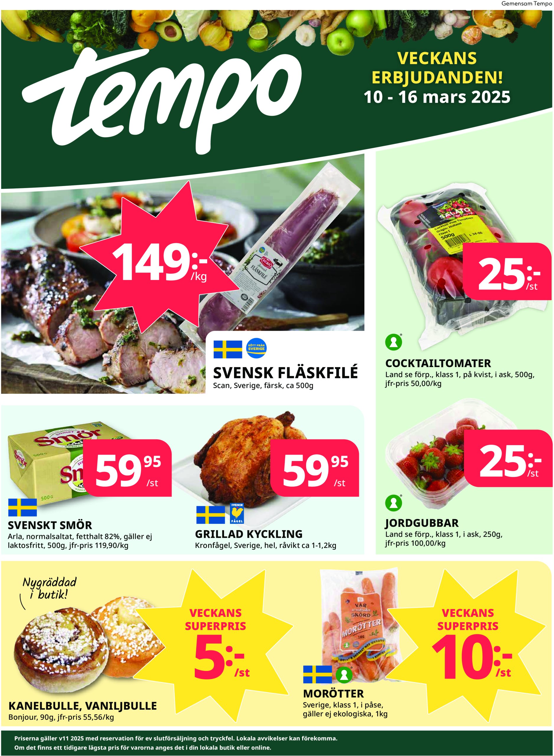 tempo - Tempo-reklambladet giltigt från 10/03 - 16/03