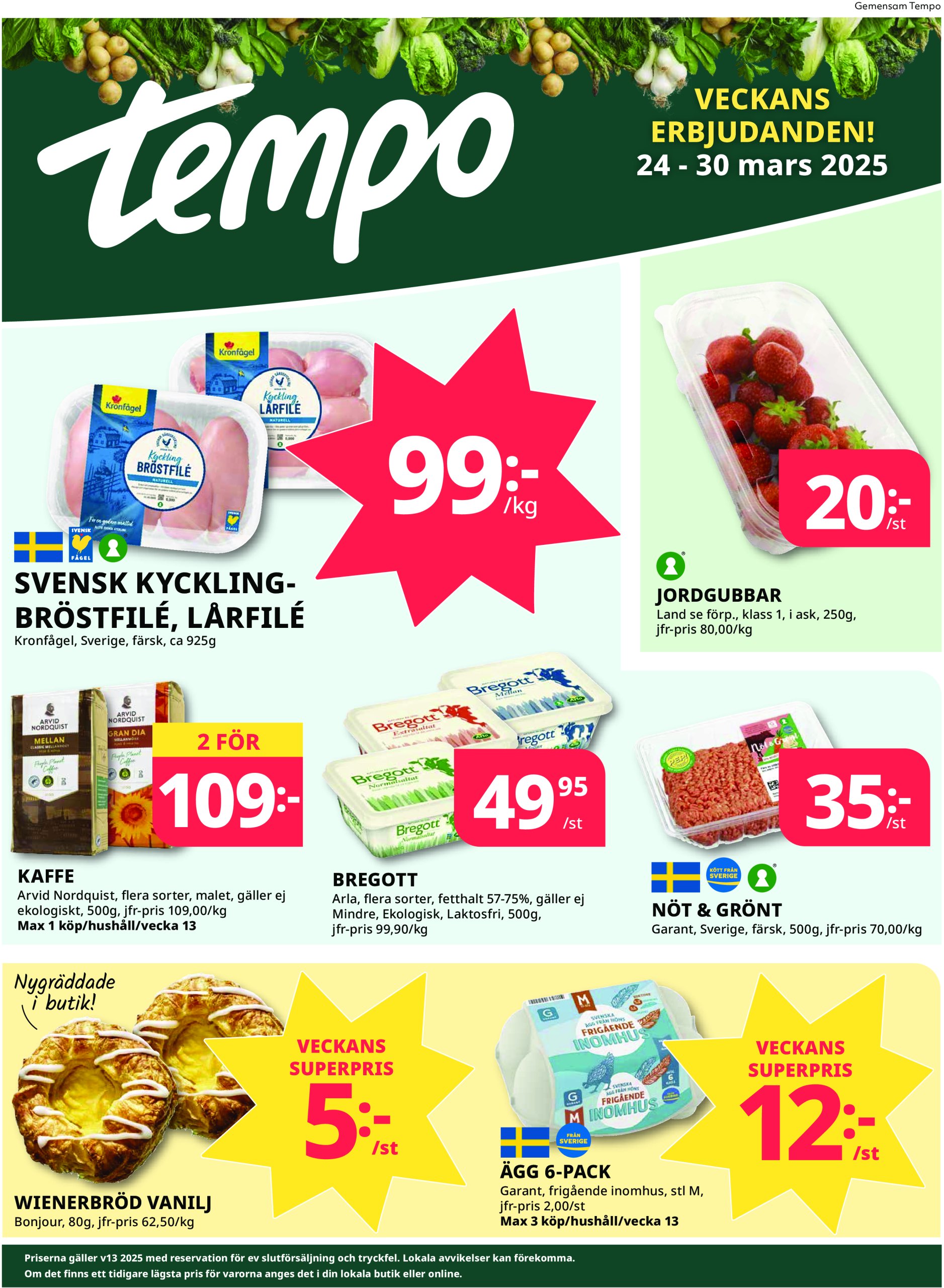 tempo - Tempo-reklambladet giltigt från 24/03 - 30/03 - page: 1