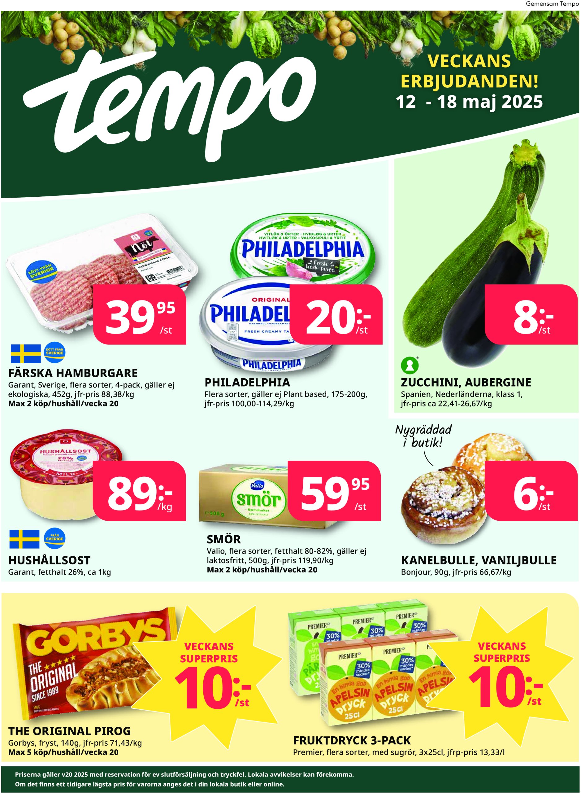 tempo - Tempo-reklambladet giltigt från 12/05 - 18/05