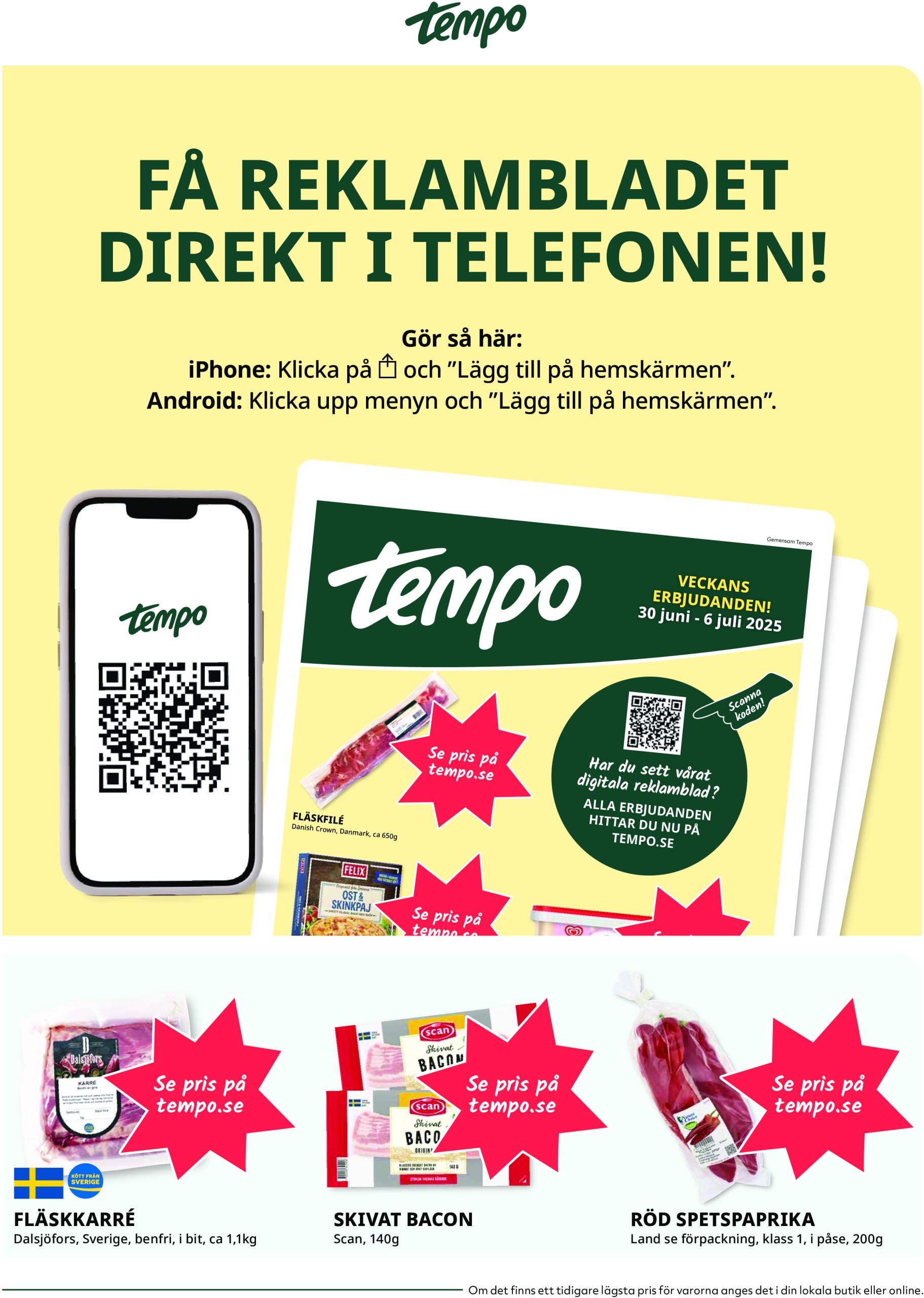 tempo - Tempo-reklambladet giltigt från 30/06 - 06/07 - page: 3