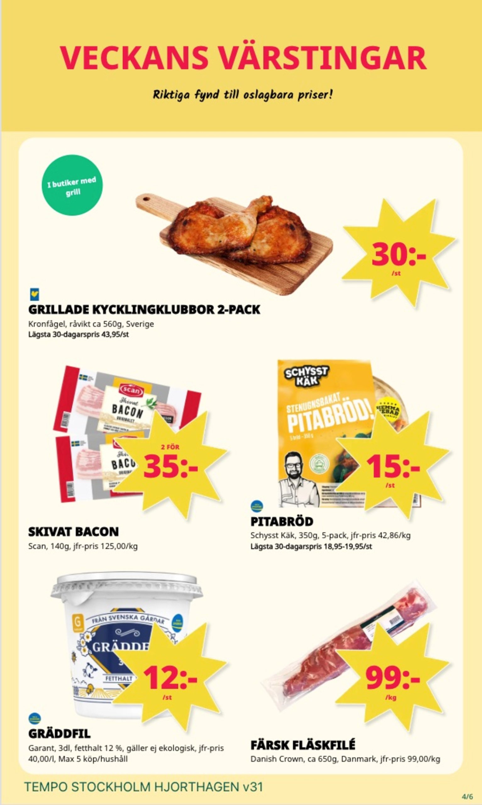 tempo - Tempo-reklambladet giltigt från 28/07 - 03/08 - page: 4