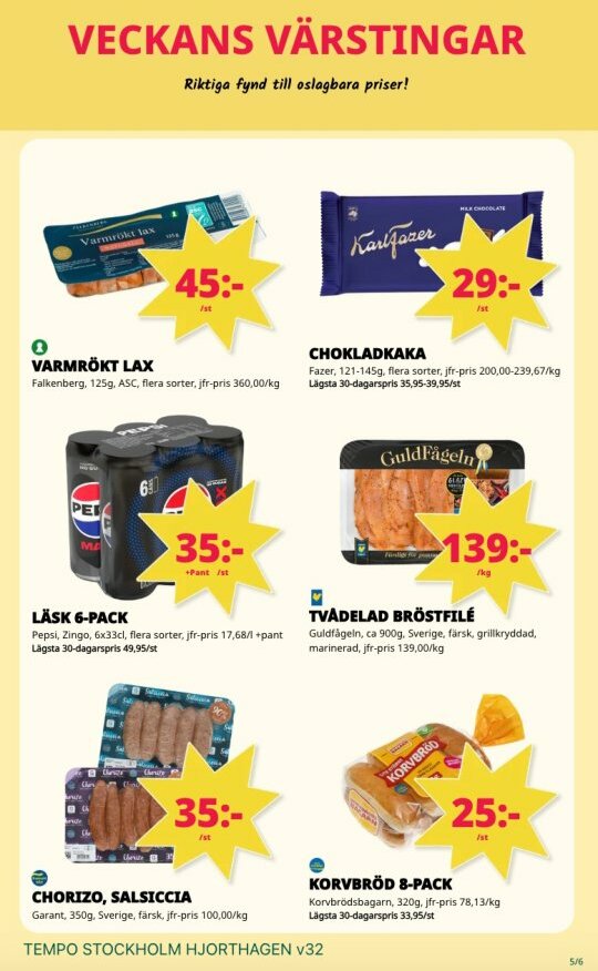 tempo - Tempo-reklambladet giltigt från 04/08 - 10/08 - page: 5