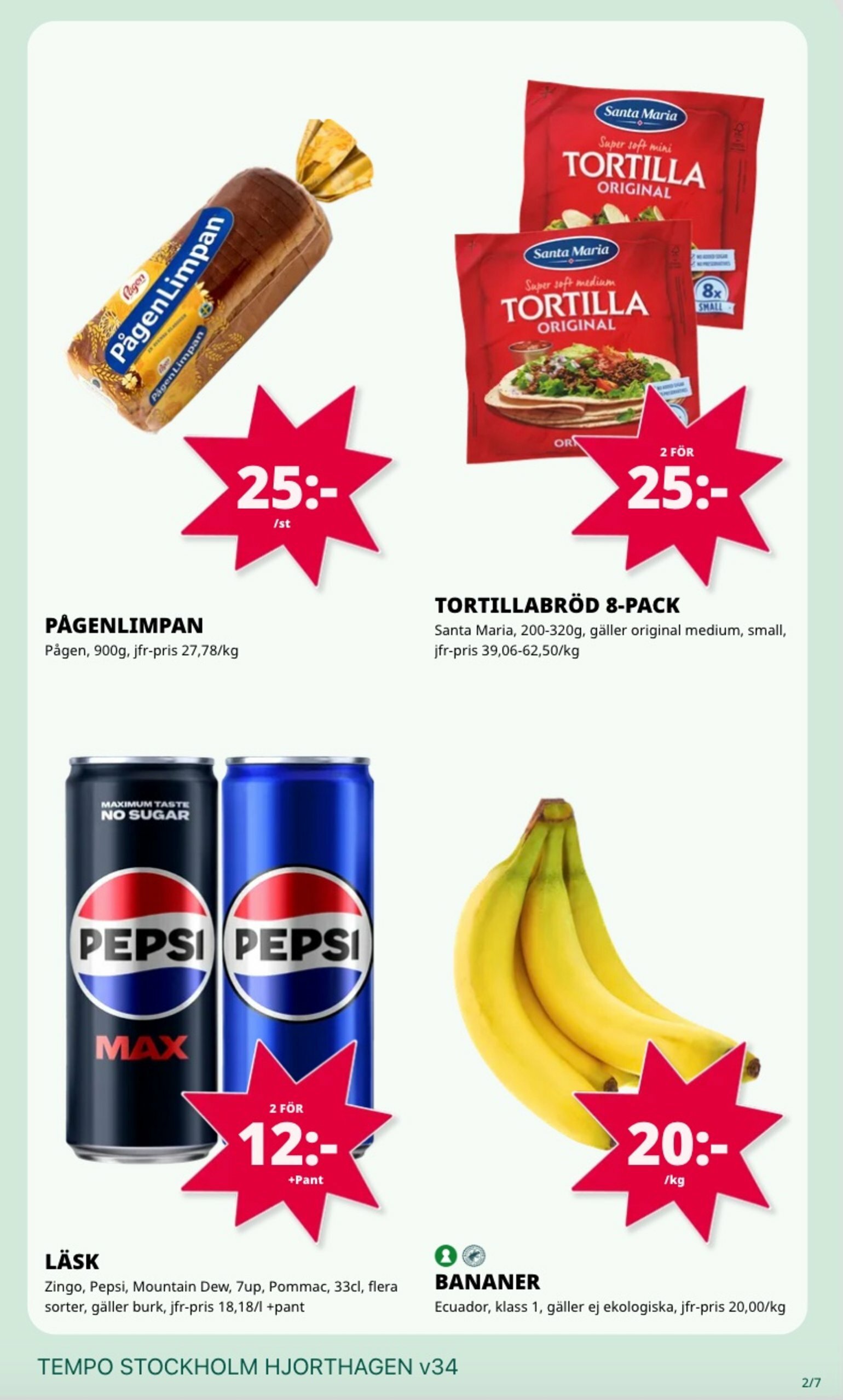 tempo - Tempo-reklambladet giltigt från 18/08 - 24/08 - page: 7