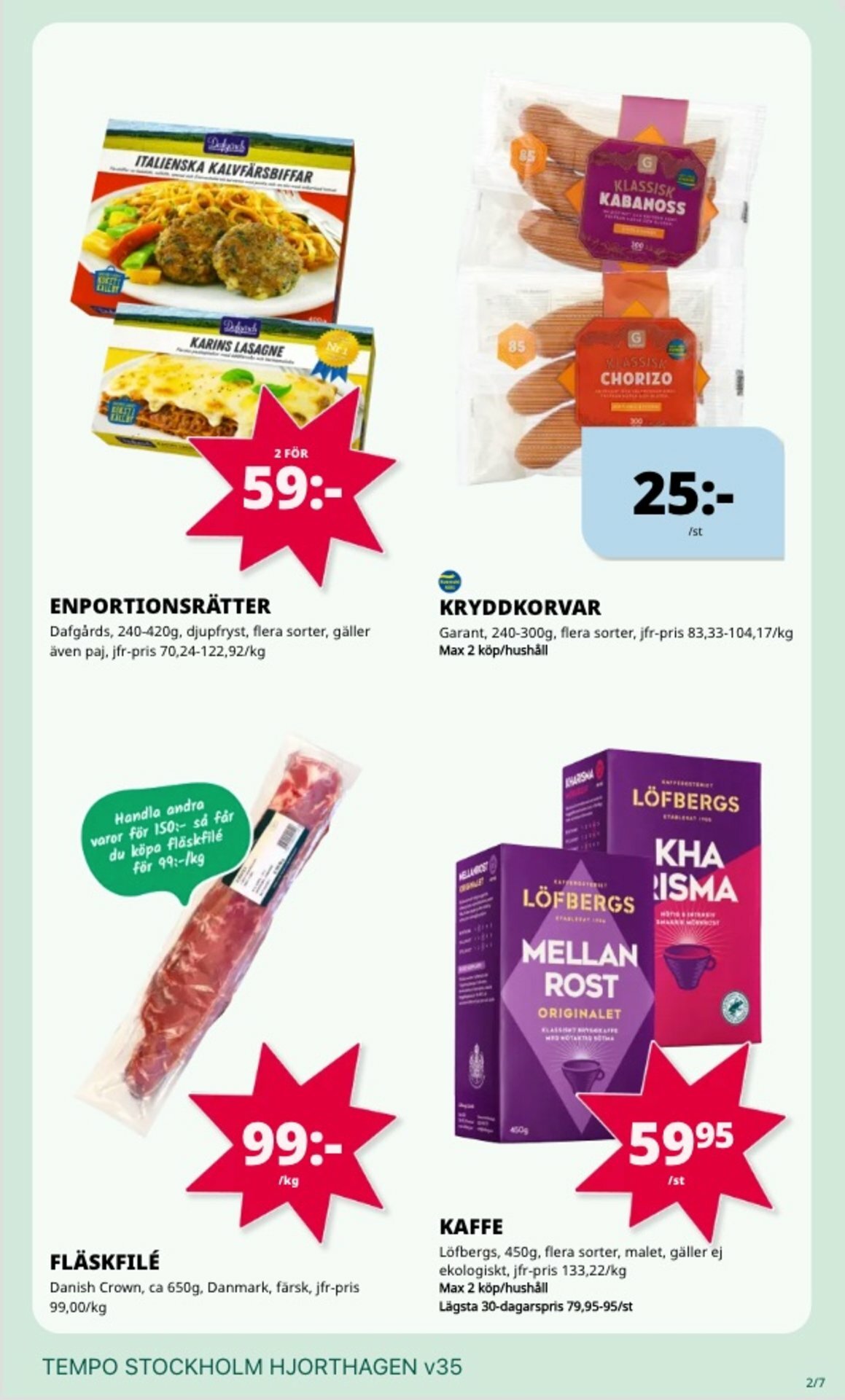 tempo - Tempo-reklambladet giltigt från 25/08 - 31/08 - page: 2