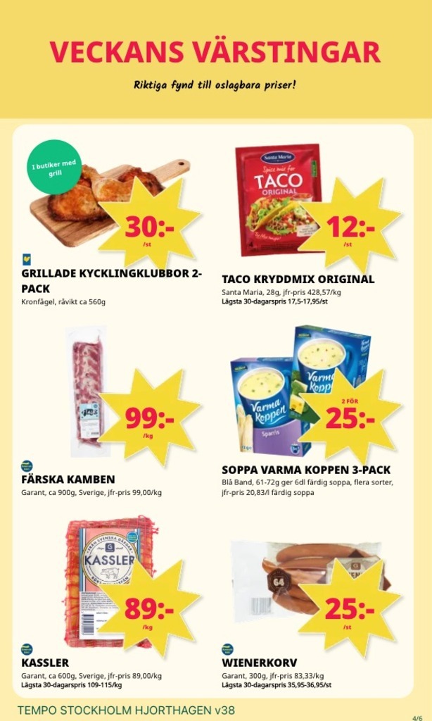 tempo - Tempo-reklambladet giltigt från 15/09 - 21/09 - page: 4