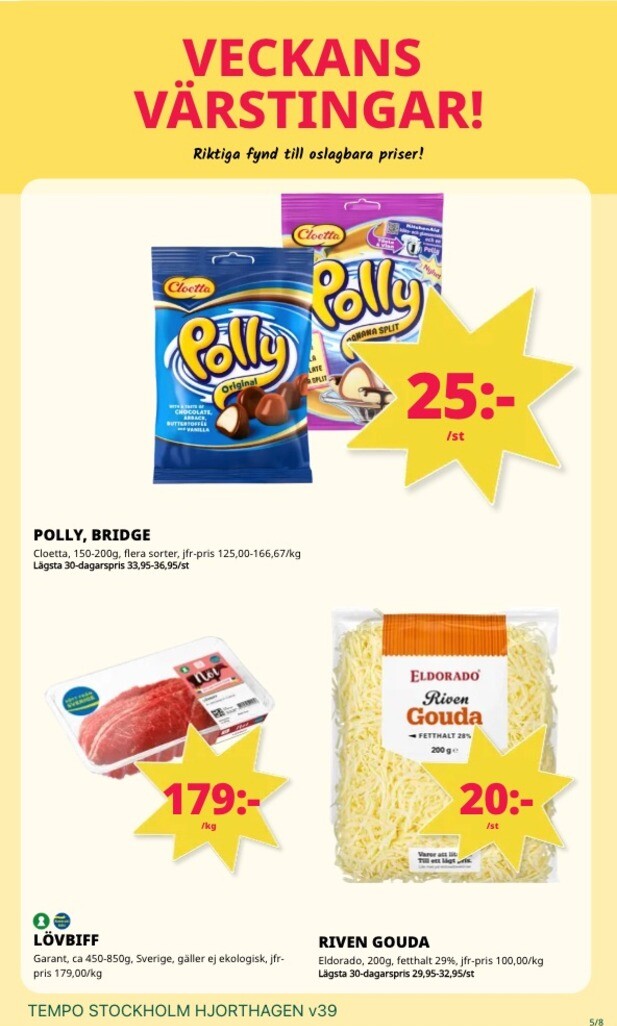 tempo - Tempo-reklambladet giltigt från 22/09 - 28/09 - page: 5