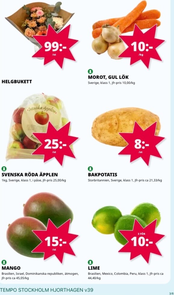 tempo - Tempo-reklambladet giltigt från 22/09 - 28/09 - page: 3