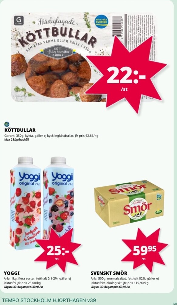 tempo - Tempo-reklambladet giltigt från 22/09 - 28/09 - page: 2