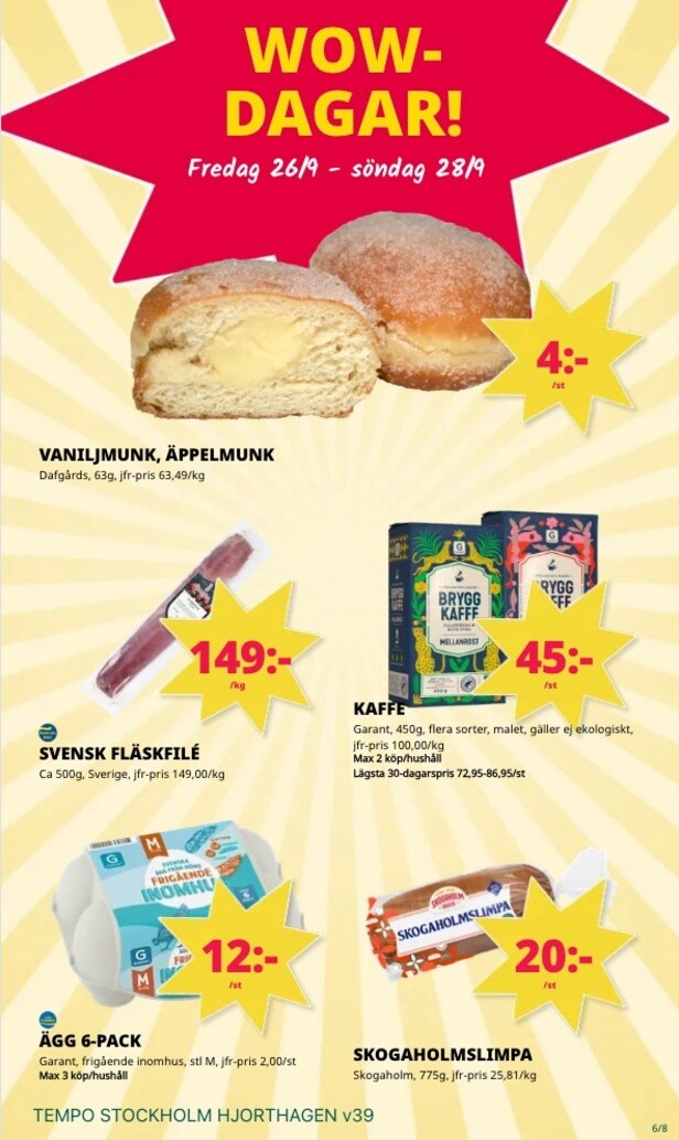 tempo - Tempo-reklambladet giltigt från 22/09 - 28/09 - page: 6