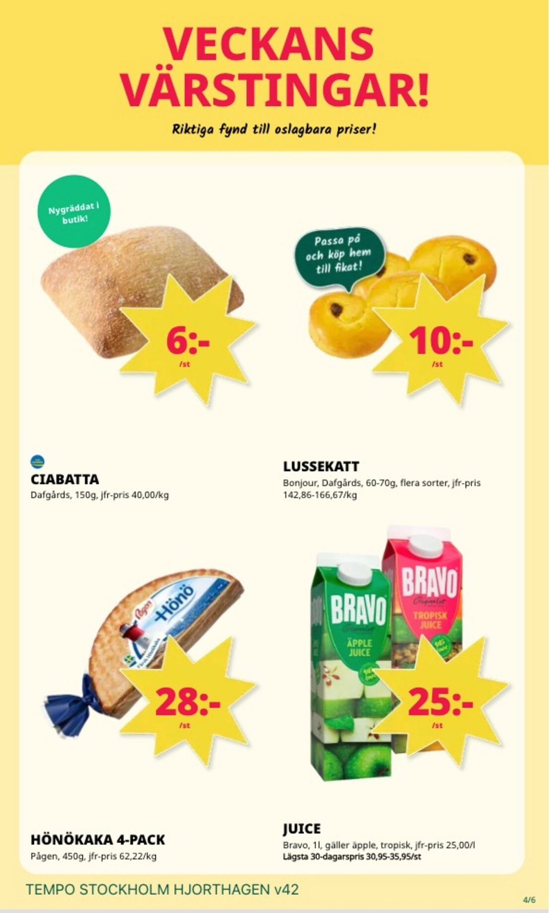 tempo - Tempo-reklambladet giltigt från 13/10 - 19/10 - page: 4