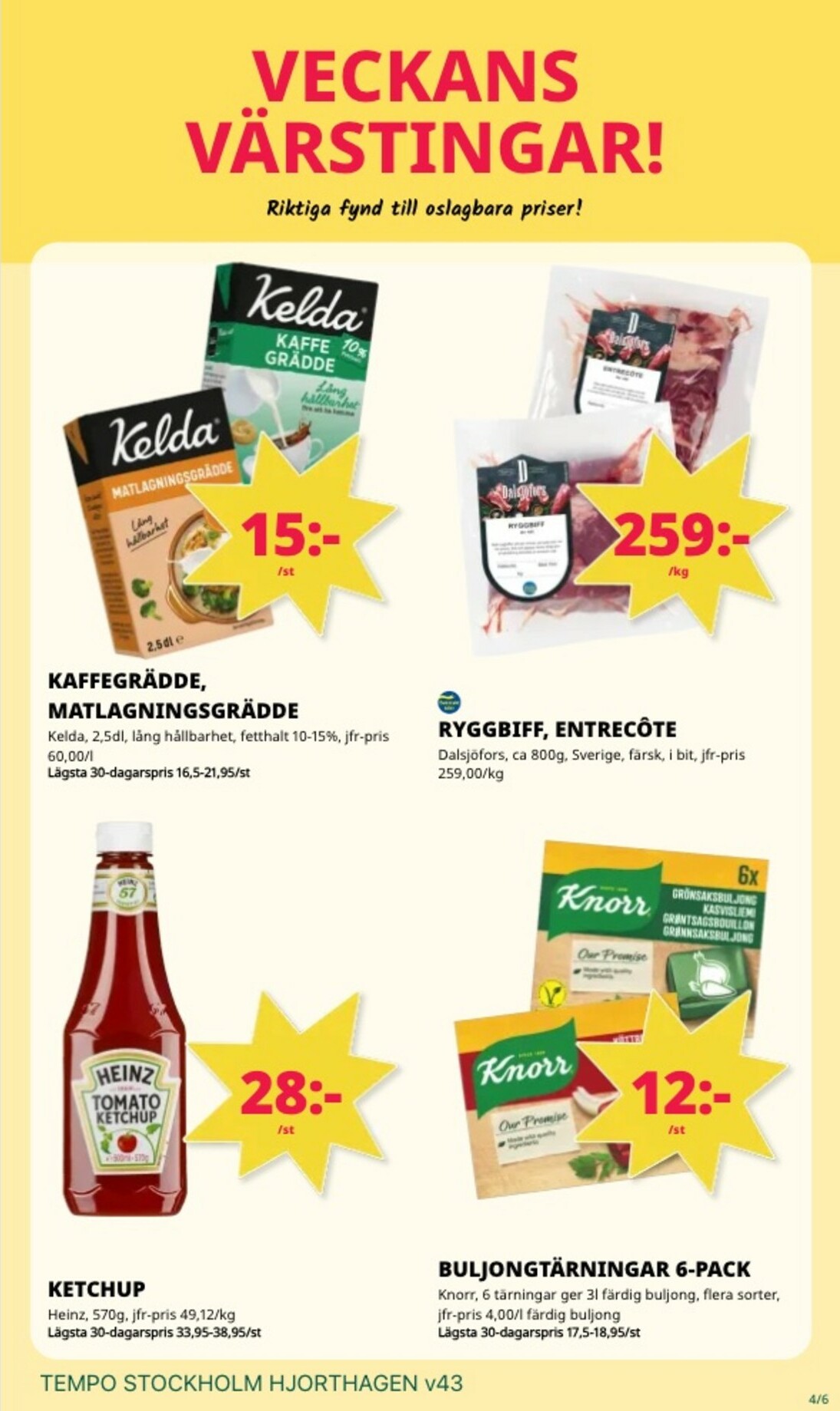 tempo - Tempo-reklambladet giltigt från 20/10 - 26/10 - page: 4