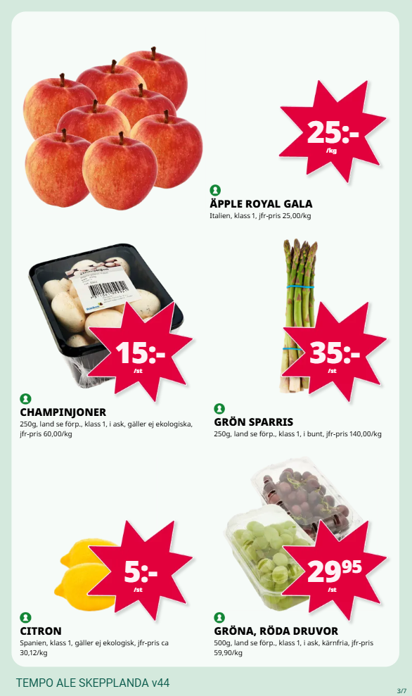 tempo - Tempo-reklambladet giltigt från 27/10 - 02/11 - page: 3