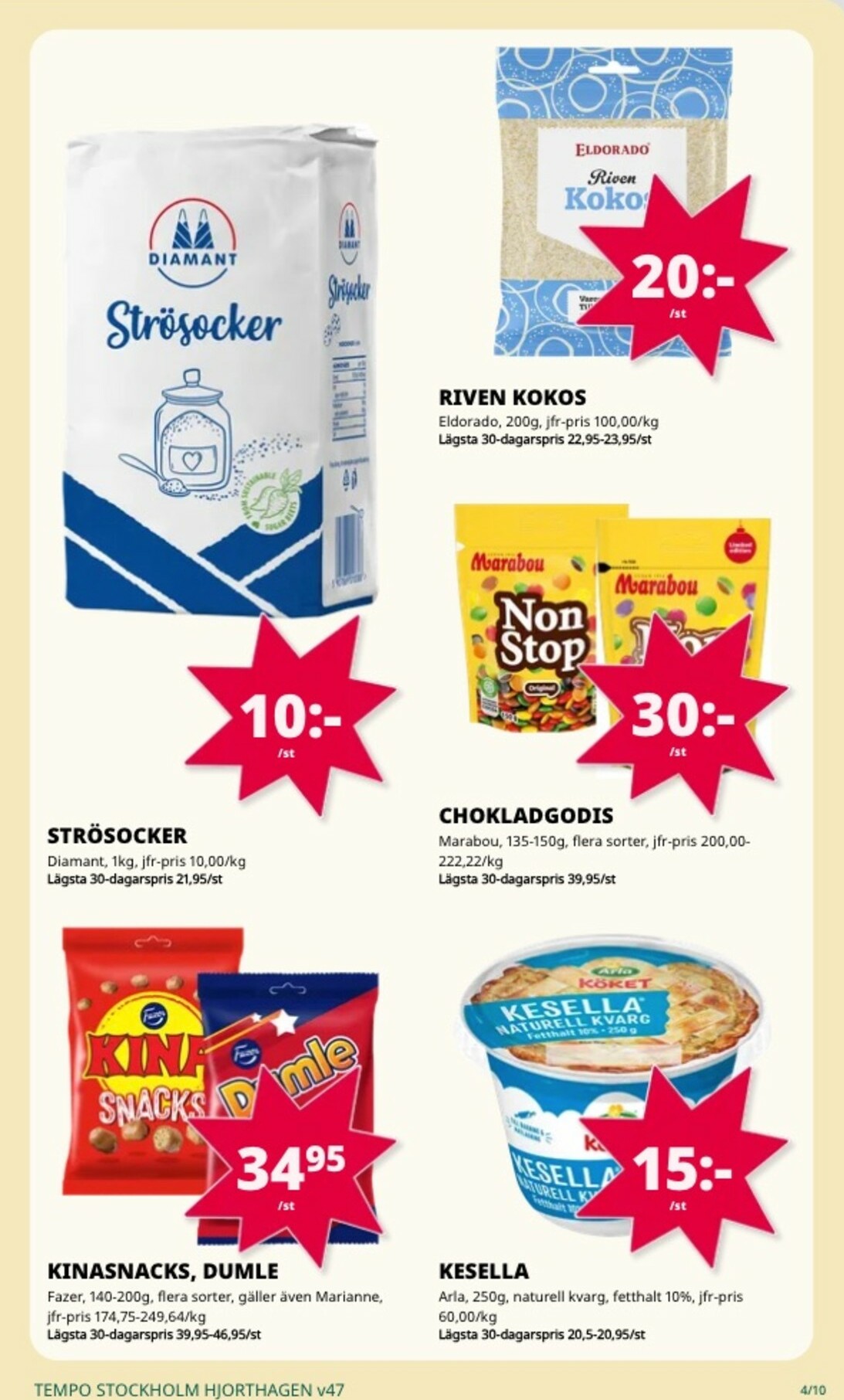 tempo - Tempo-reklambladet giltigt från 17/11 - 23/11 - page: 4