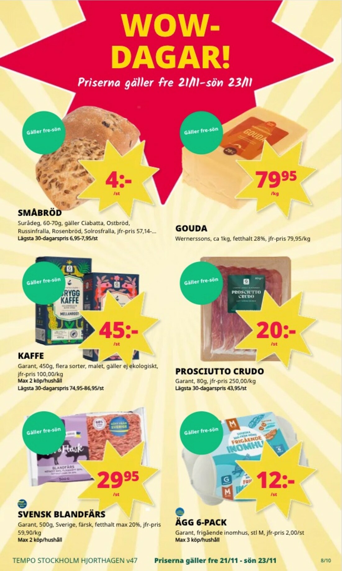 tempo - Tempo-reklambladet giltigt från 17/11 - 23/11 - page: 8