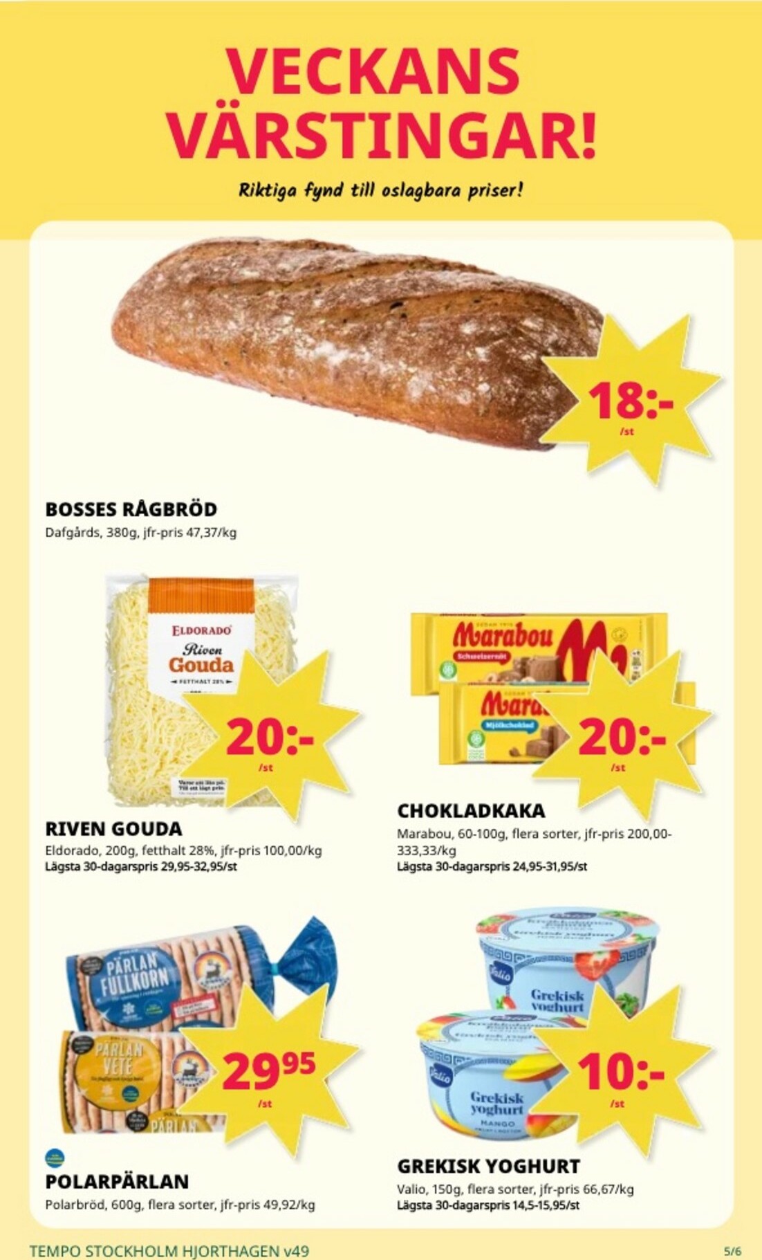 tempo - Tempo-reklambladet giltigt från 01/12 - 07/12 - page: 5