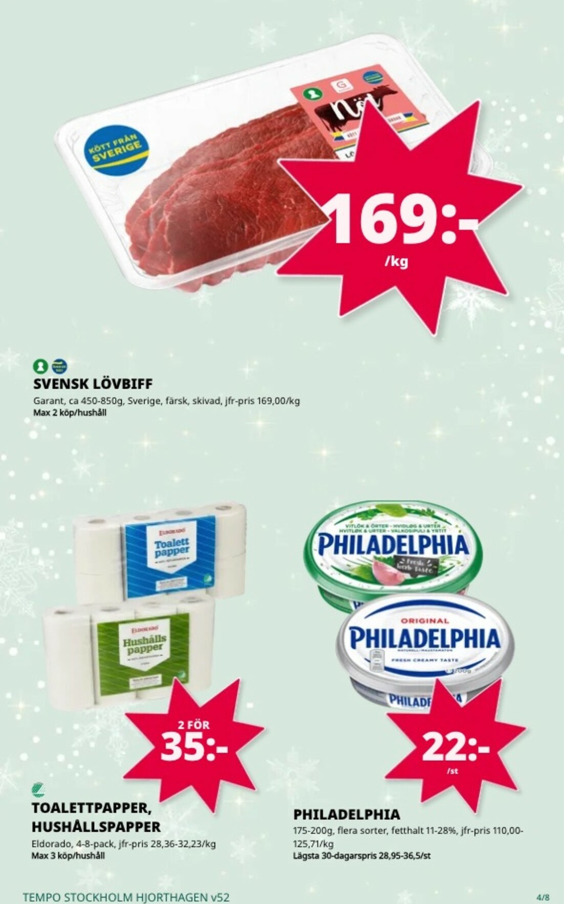 tempo - Tempo-reklambladet giltigt från 22/12 - 28/12 - page: 4