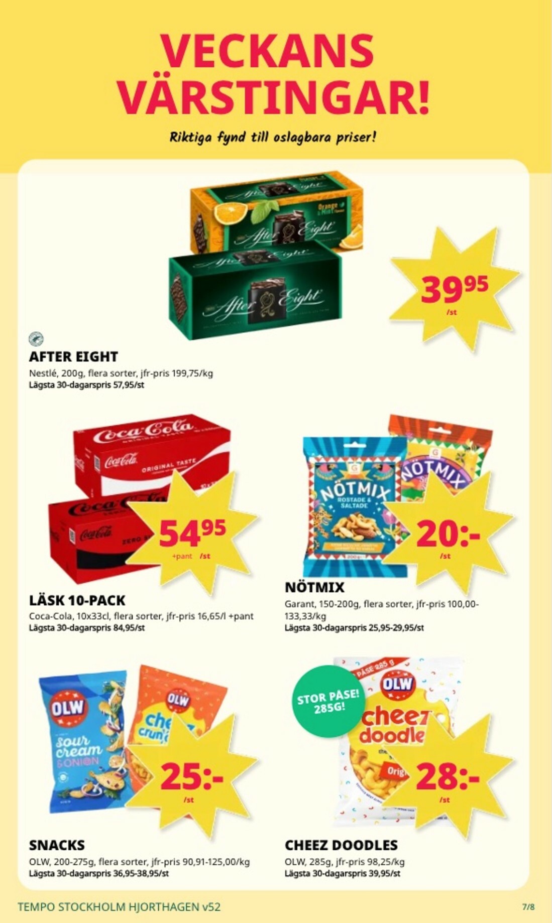 tempo - Tempo-reklambladet giltigt från 22/12 - 28/12 - page: 7