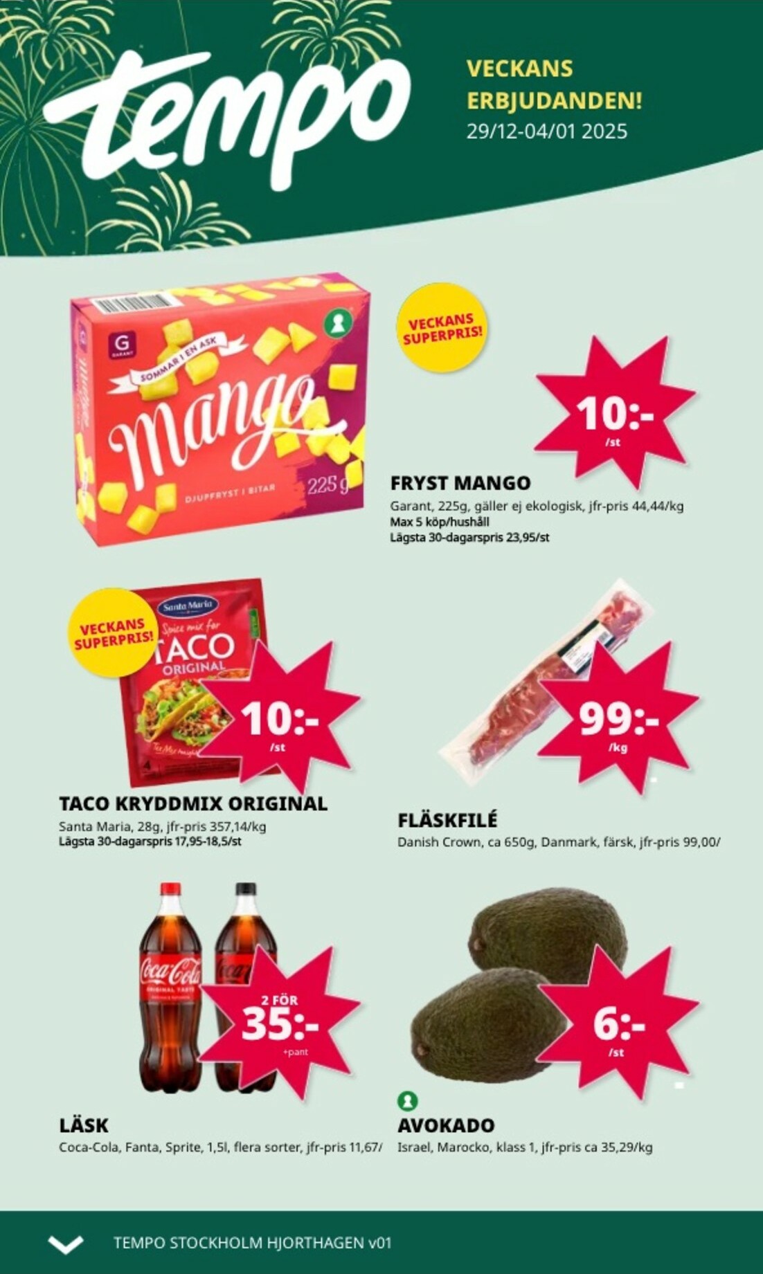 tempo - Tempo-reklambladet giltigt från 29/12 - 04/01 - page: 3